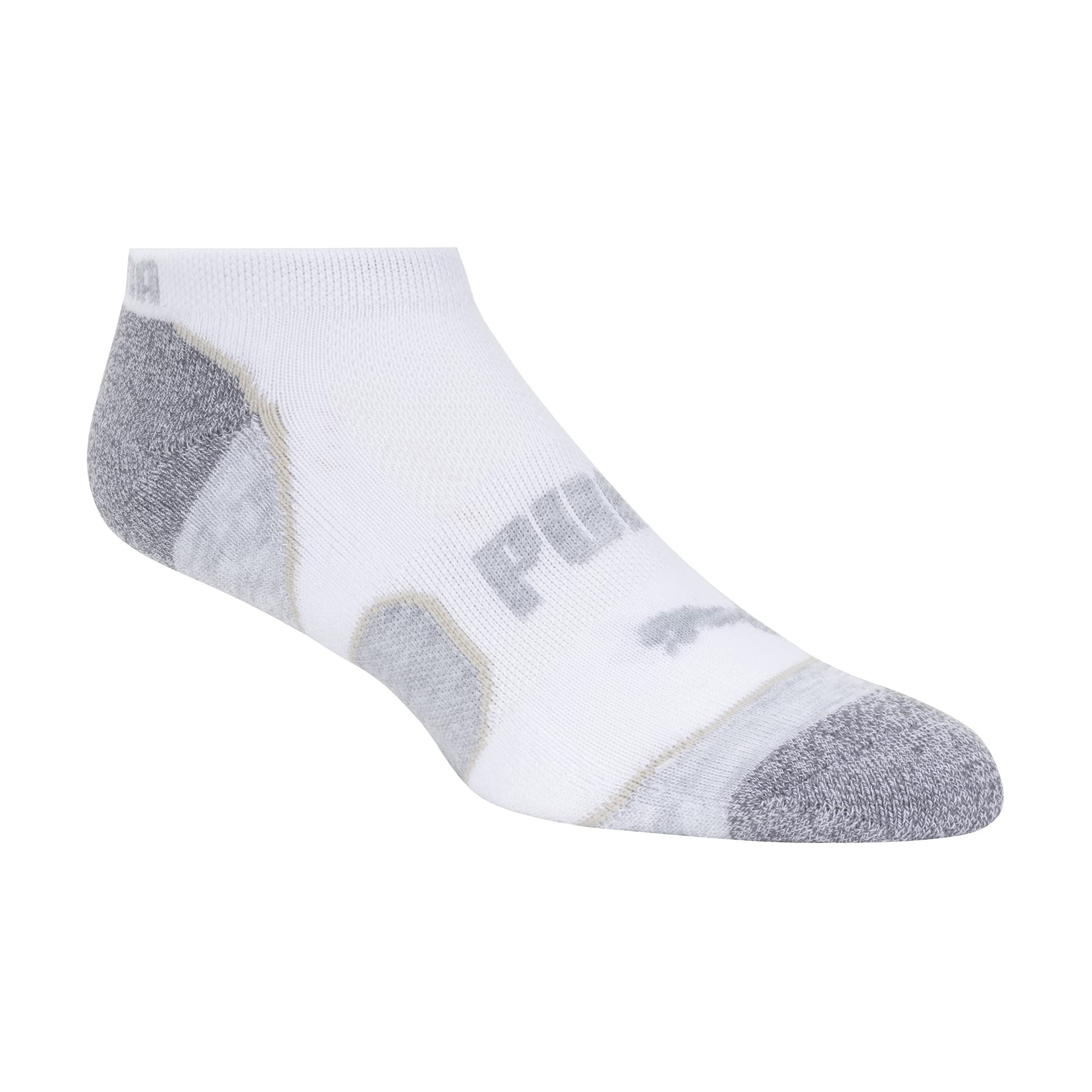 Puma No Show - Calcetines de malla para mujer (8 pares), varios colores, color blanco