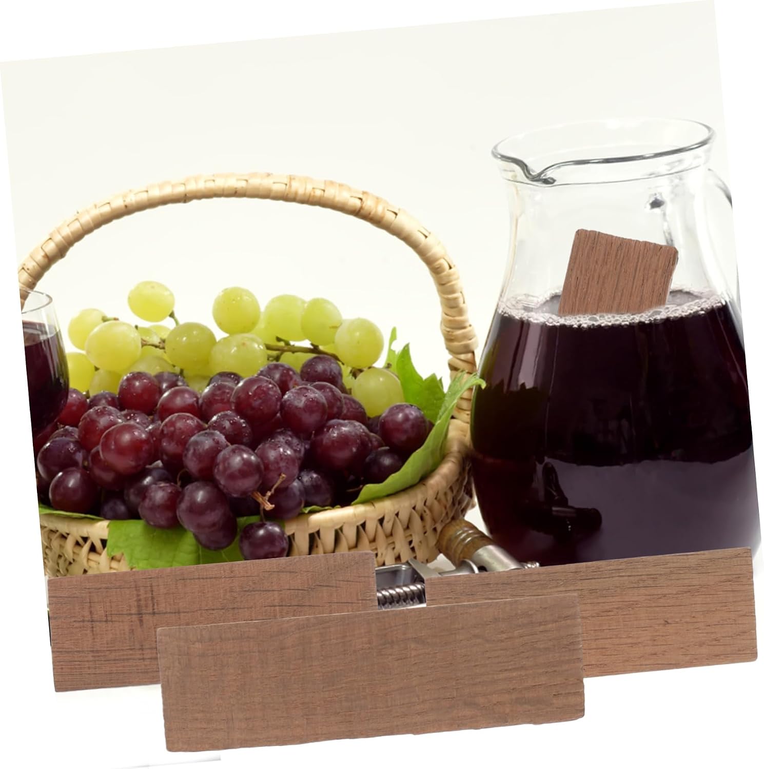 Uonlytech French Oak Medium Wine Chips for Home Brewing Red Wine Flavor Random Shape Oak Chips