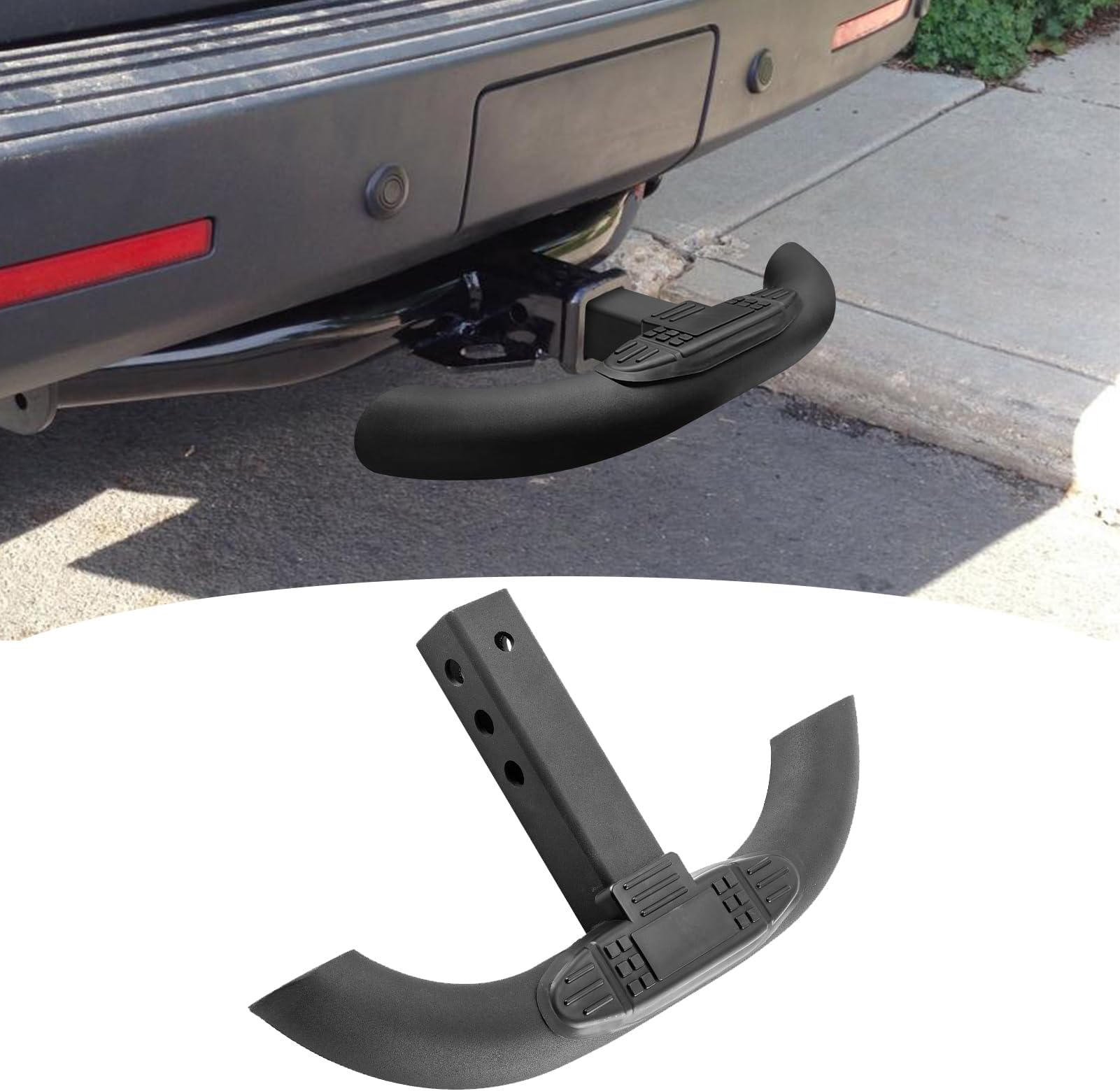 Hitch Step OEDRO Replacement For Truck Vehicles With 2" Hitch Receiver Rear Bumper Guard Protector Upgraded Textured Black Step Bar In Tow Hitch Step - Foto 7