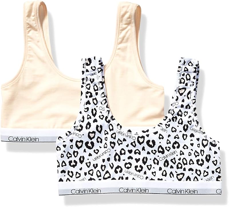 Kids Girls' Modern Cotton Bralette 2-Pack