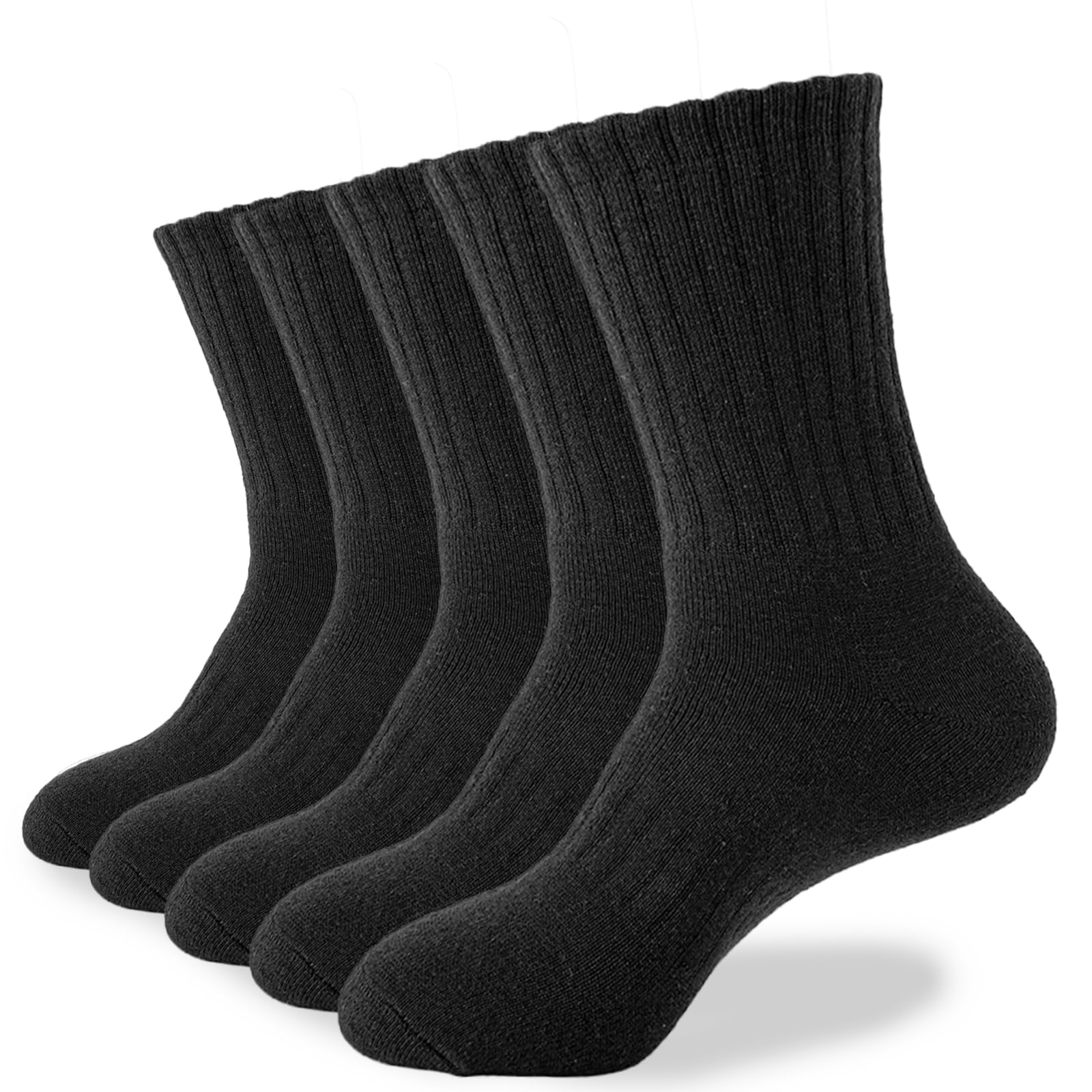 Josnow Thermosocken Damen 5-Pack - Dicke Wandersocken Für Winter & Outdoor