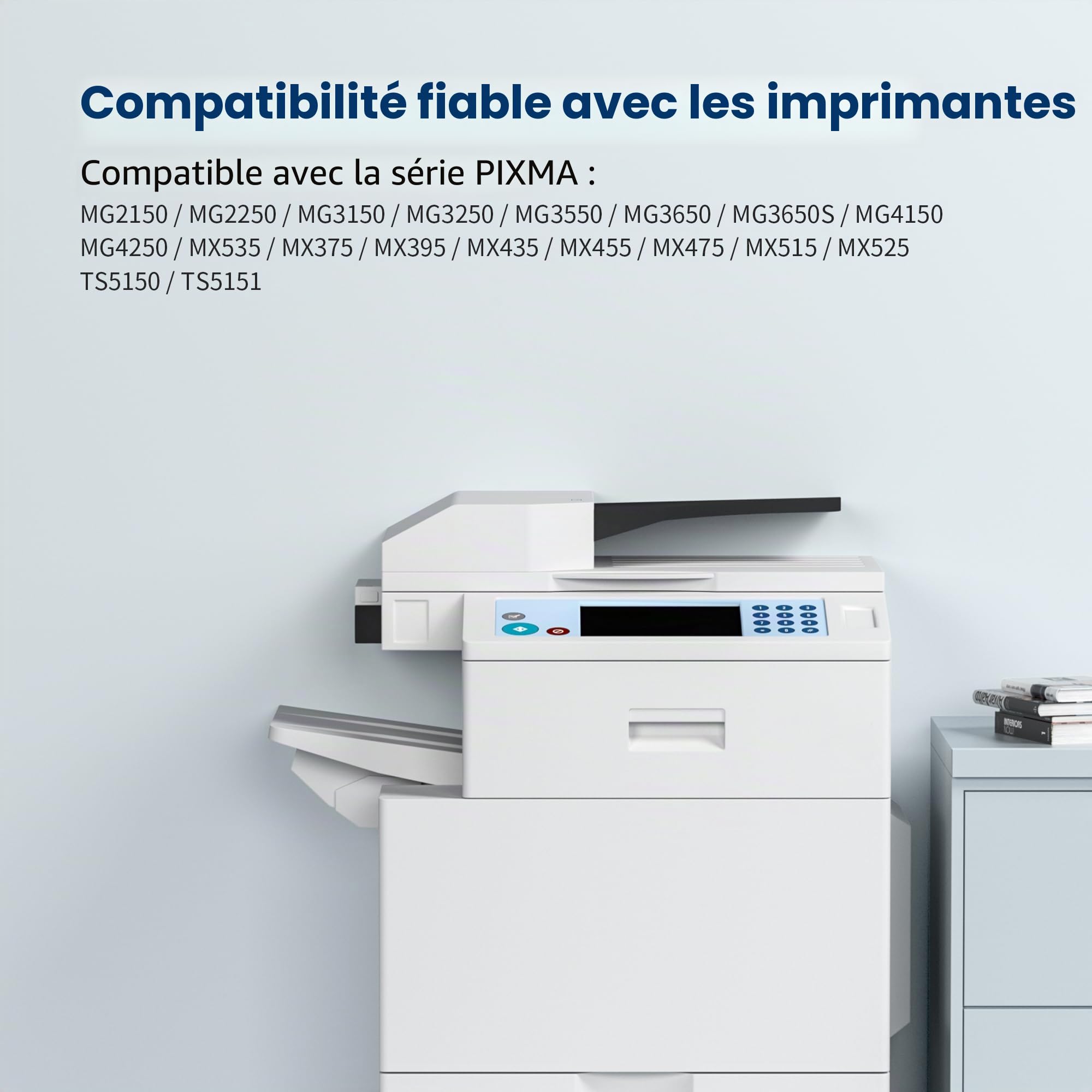 Washope PG-540XL 540 XL Noir Remplacement pour Cartouche Encre Canon 540XL