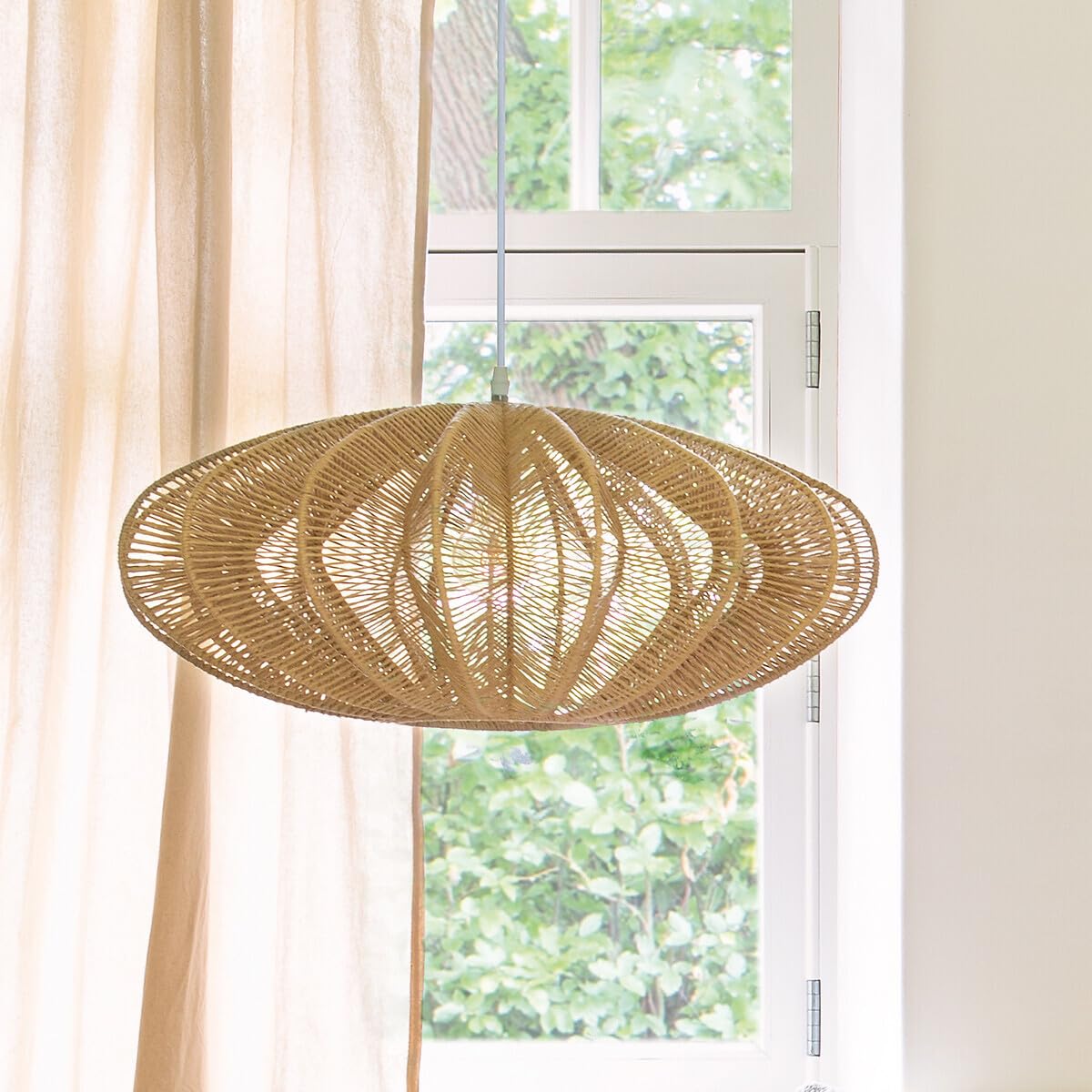 Atmosphera - Suspension "Tery" D57 cm, Beige