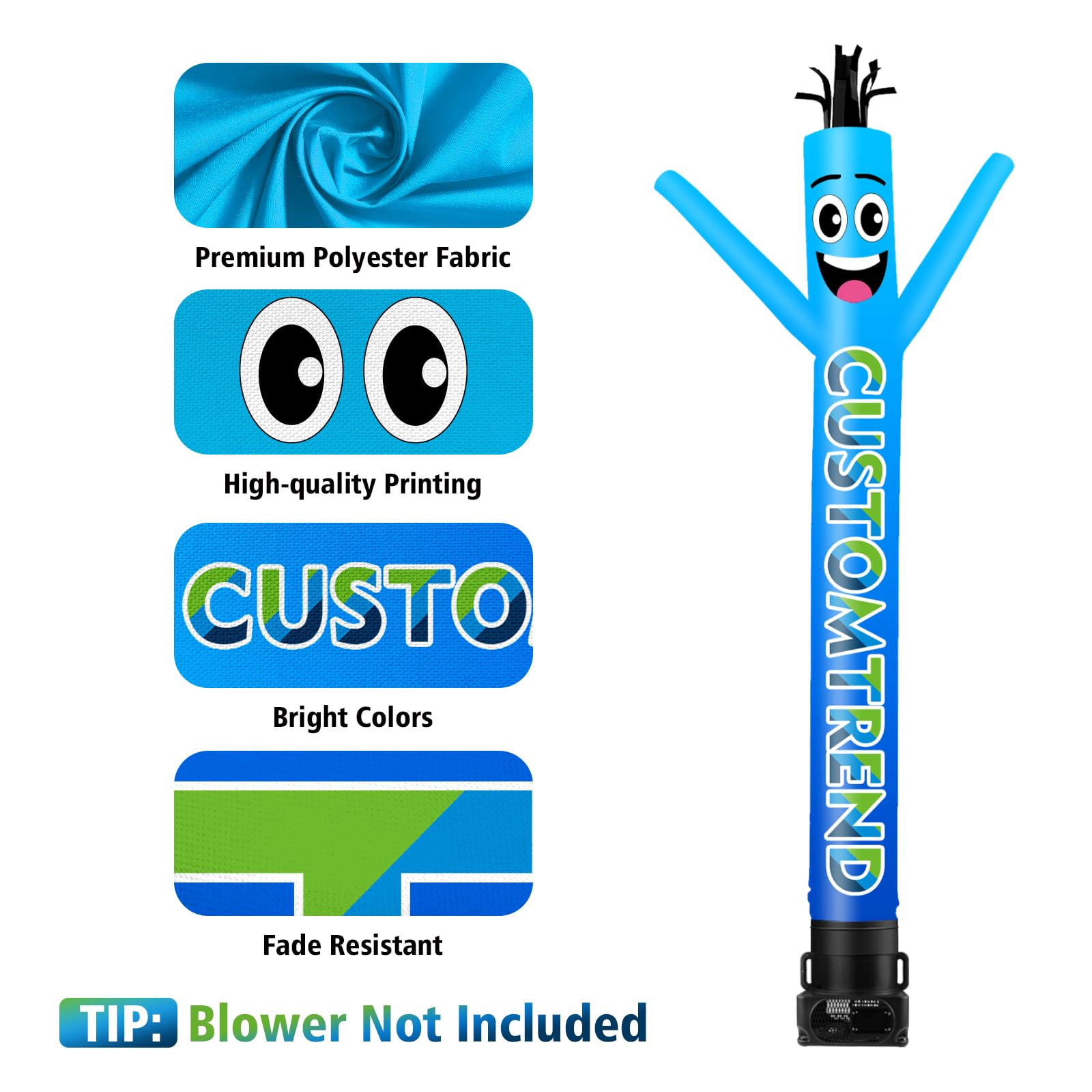 Amazon.com: CUSTOMTREND 10FT Custom Wacky Waving Inflatable Tube