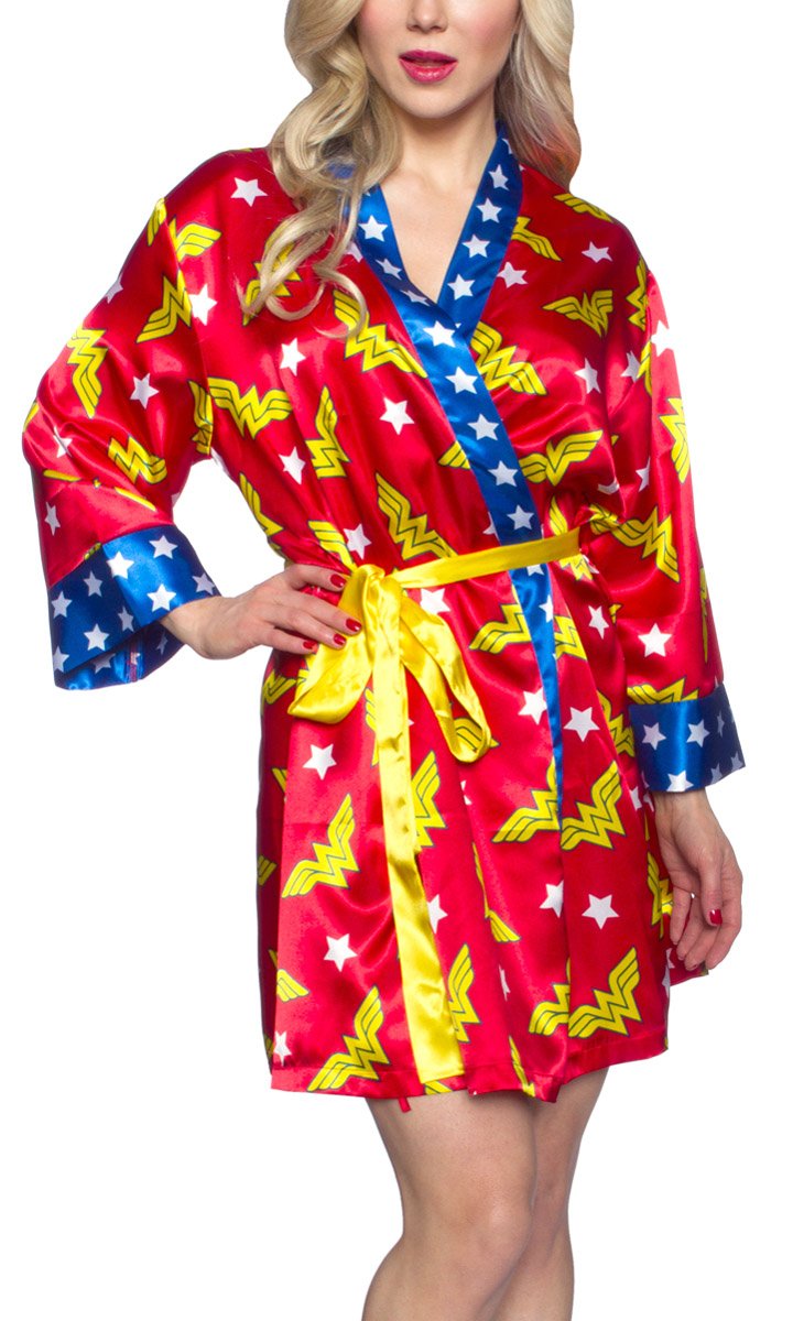 DC ComicsWonder Woman Women's Silk Printed Robe