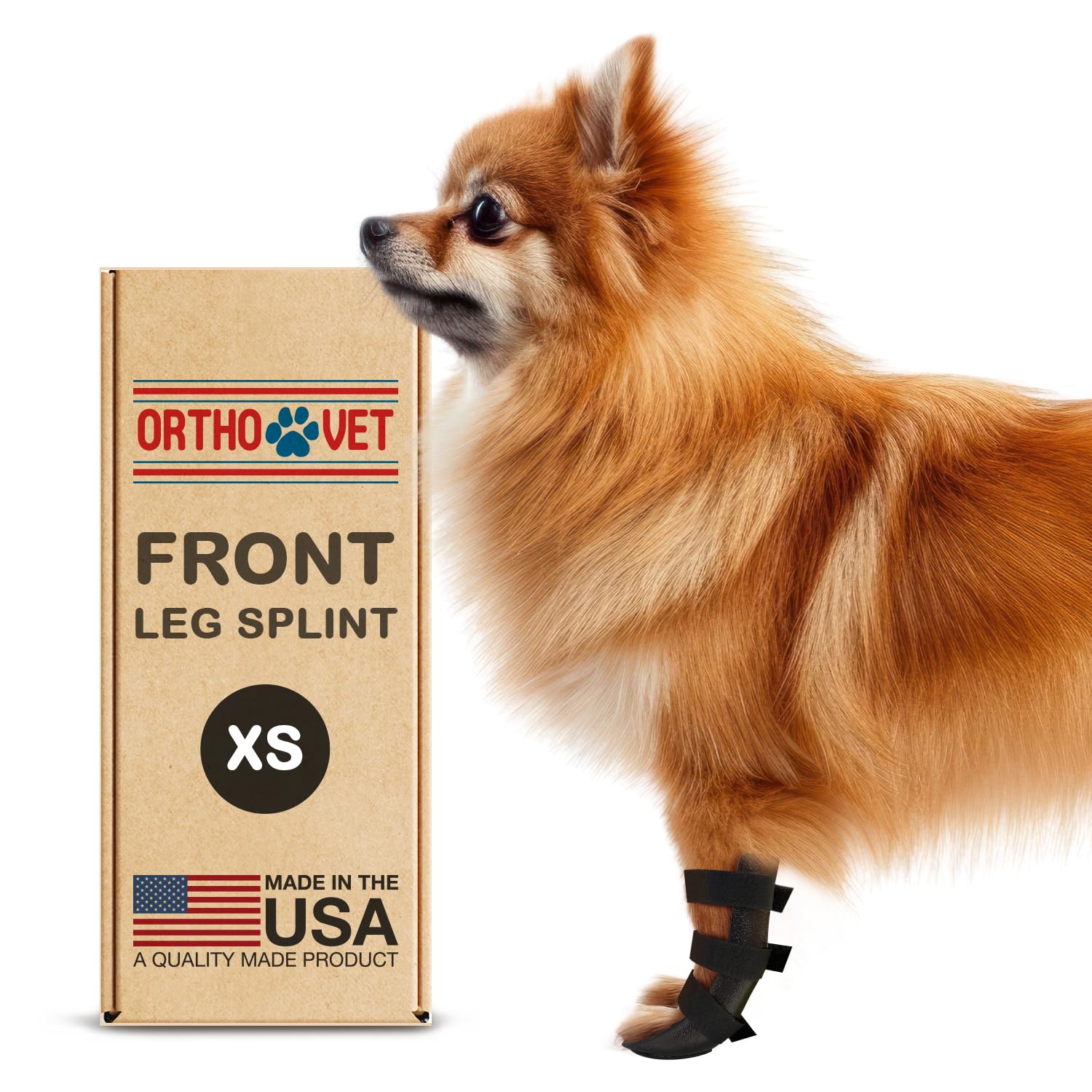 OrthoVet Standard Front Splint for Dogs with Arthritis or Injuries (XS)