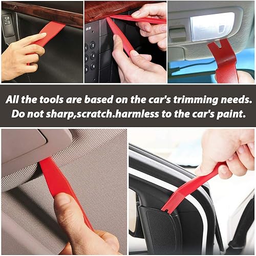 Miniatura 5 de Herramienta de extracción de molduras de 19 piezas, juego de herramientas de reparación de alicates de clips automáticos, kit de reparación de