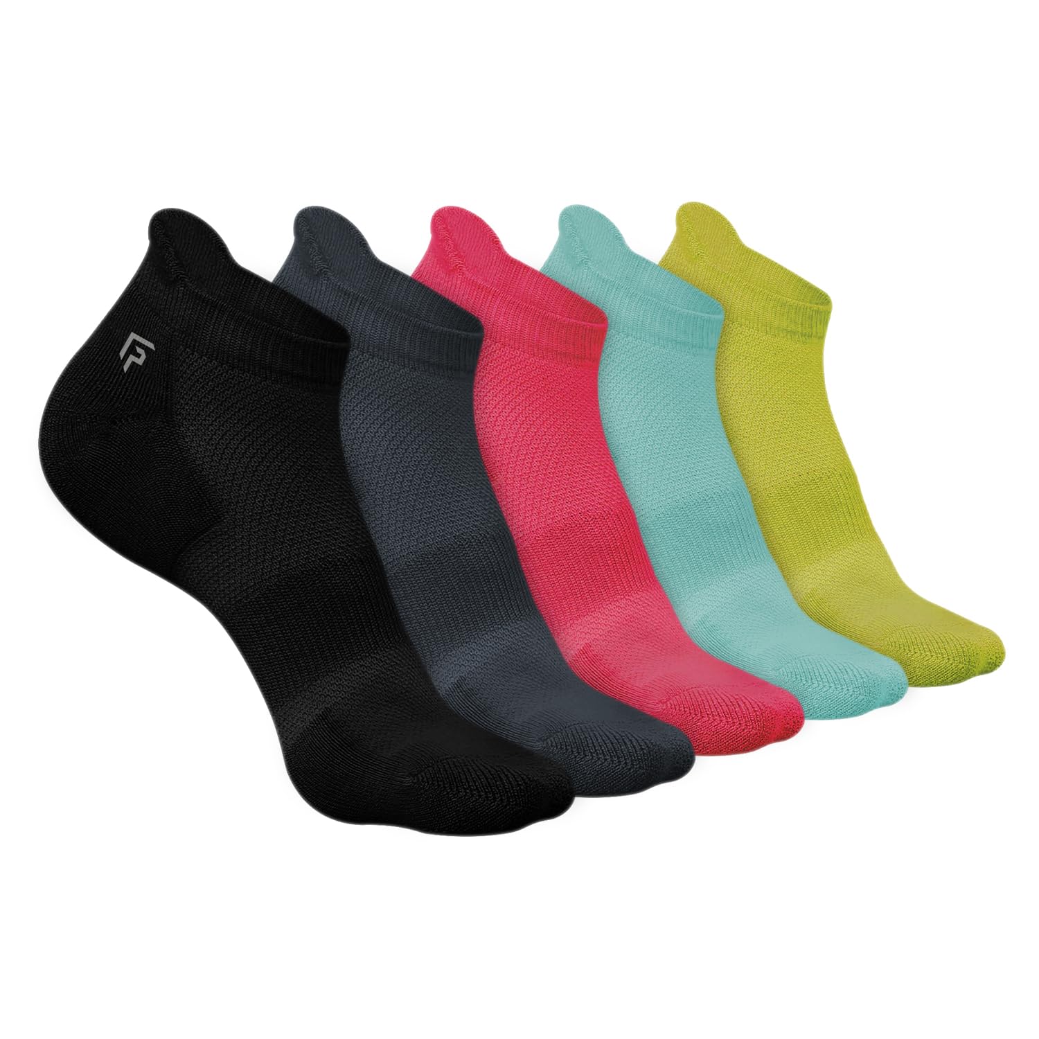 Odour free Organic Cotton Unisex Ankle Terry Bamboo Socks - Pack of 5 | Multicolor-image-43