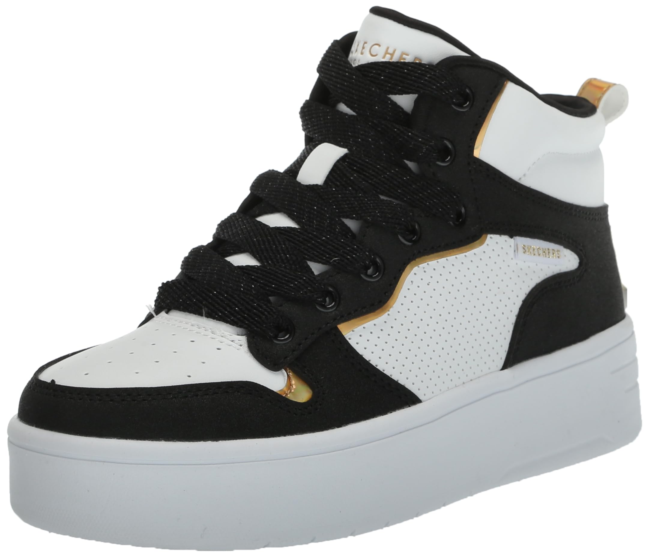 Skechers Court High-Shine Kicks, Scarpe da Ginnastica Bambine e Ragazze