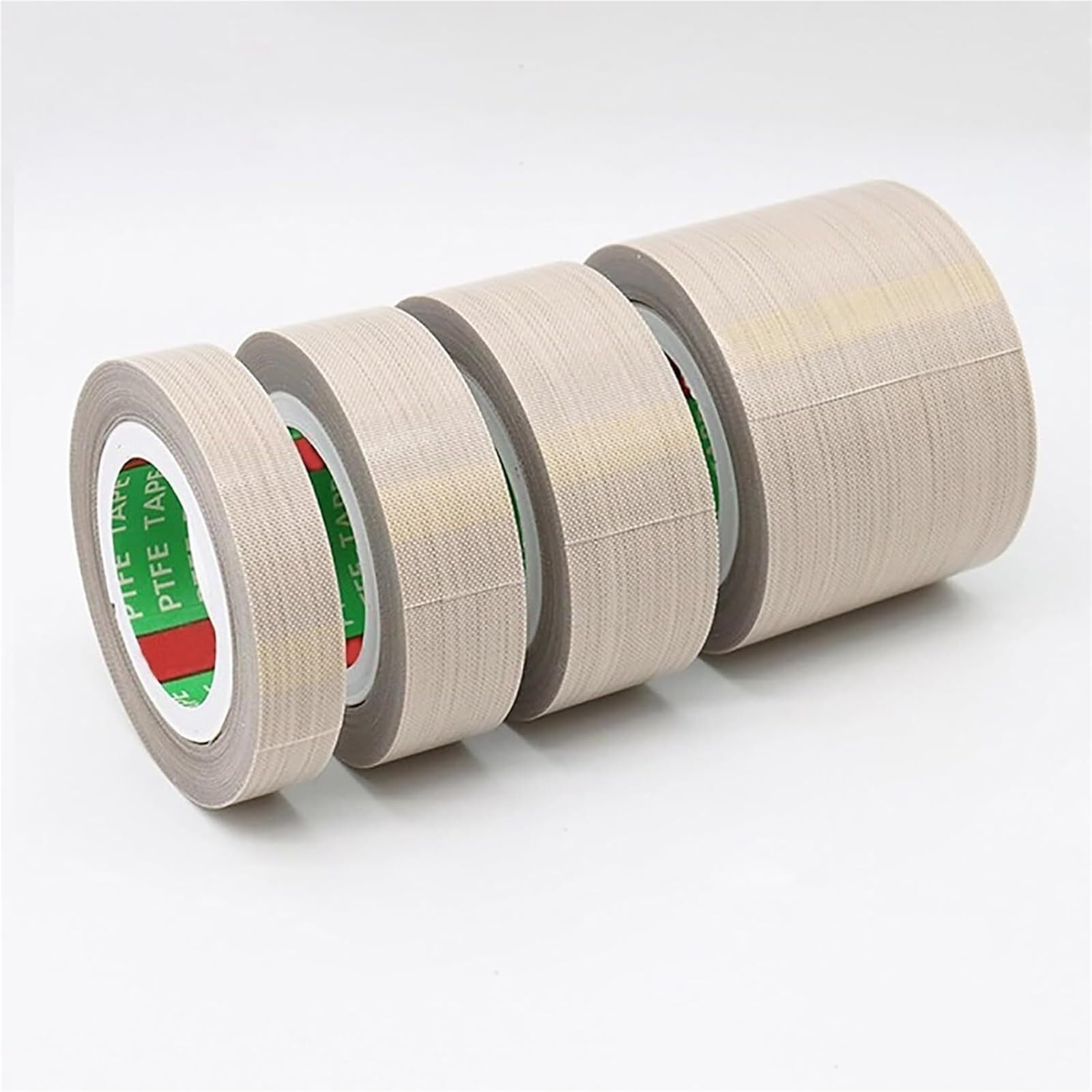 Nastro isolante in fibra di vetro ad alta temperatura - 0,18 mm di spessore, 80-100 mm di larghezza Adesivo PTFE for macchine sigillatrici sottovuoto e industrie elettriche - Lunghezza 10 met