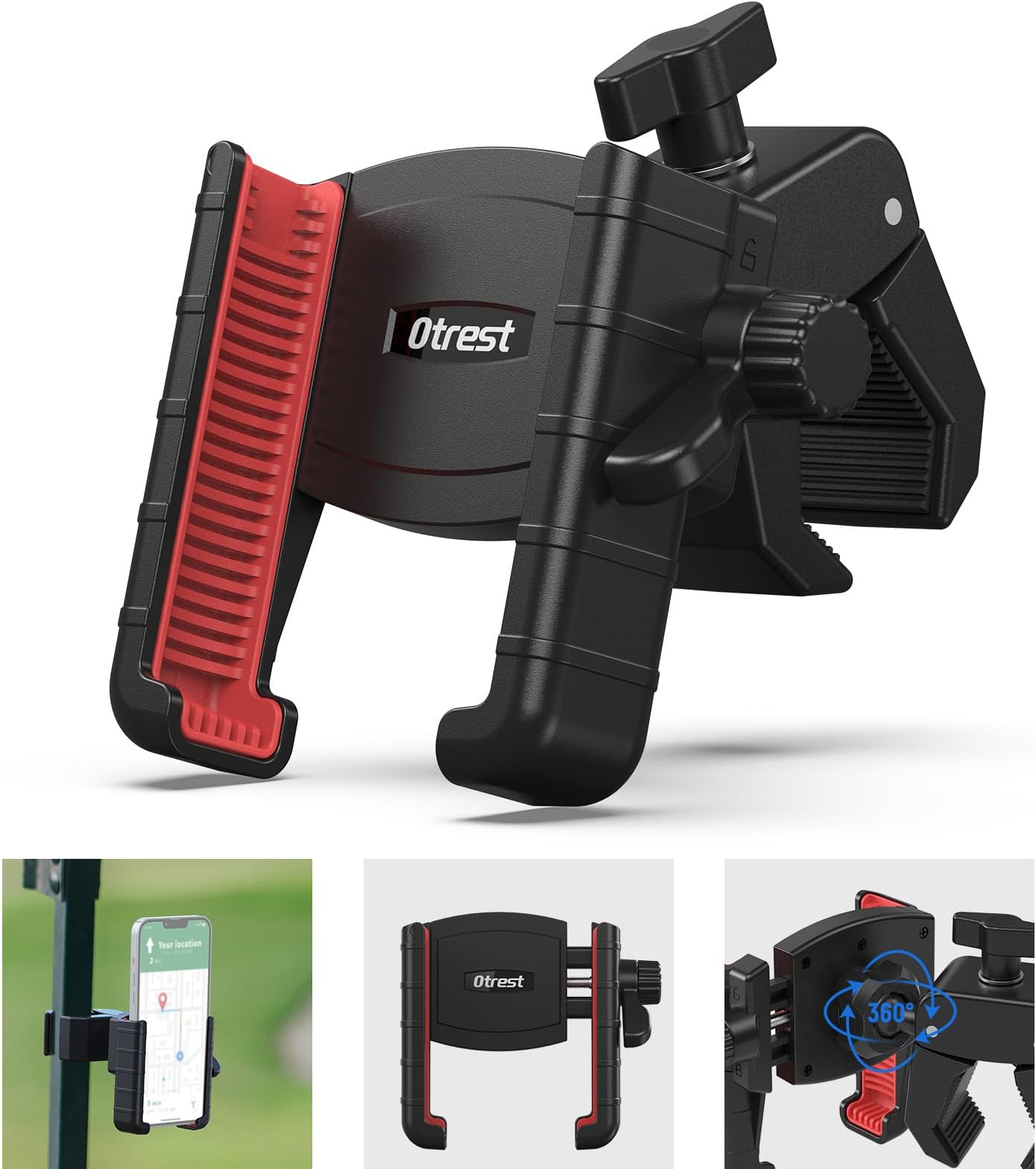 Waterproof Robust Golf Clamp Mount for Samsung Galaxy Note 8 (sku 49875)