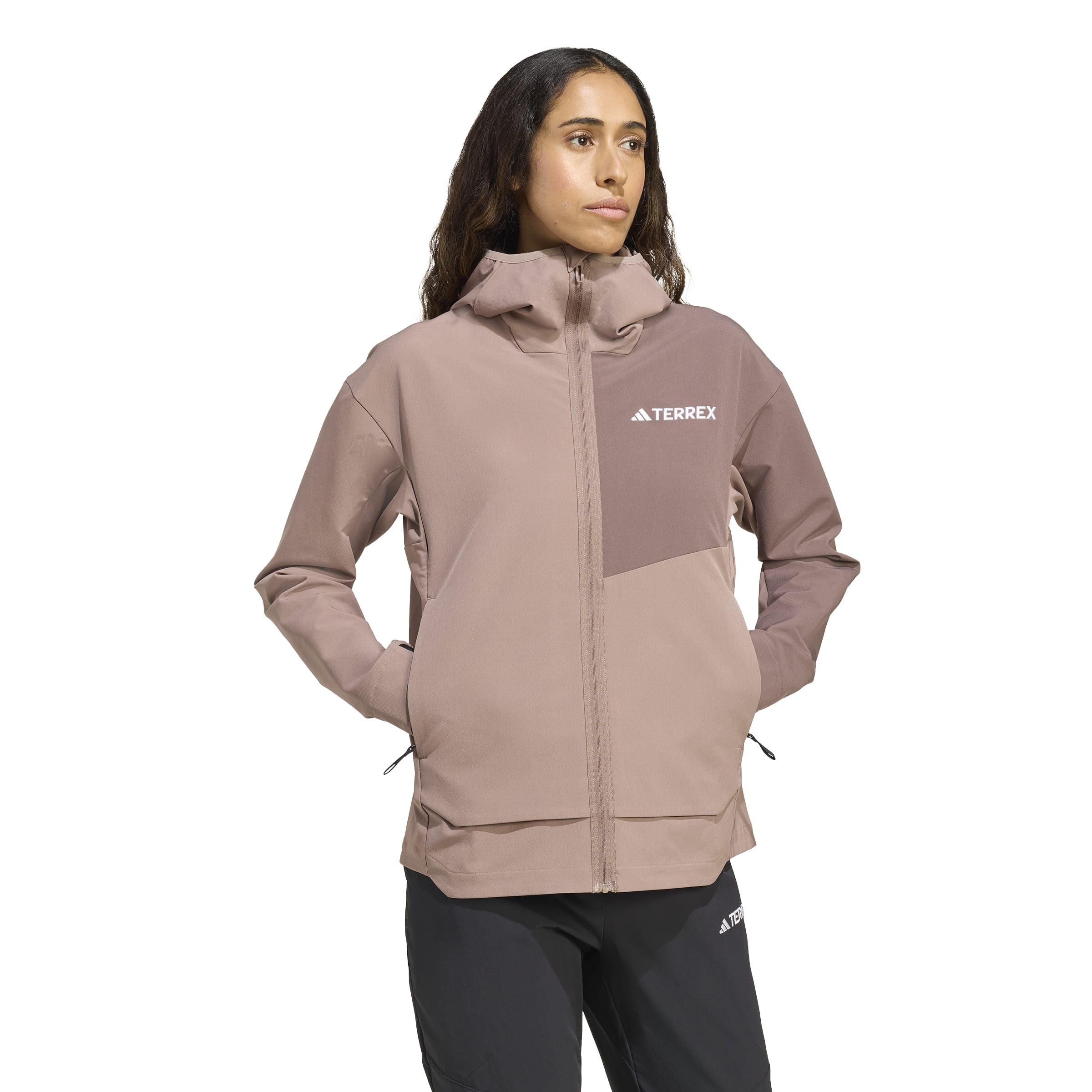 adidas dames Terrex Multi Soft shell Jacket, trace brown, S