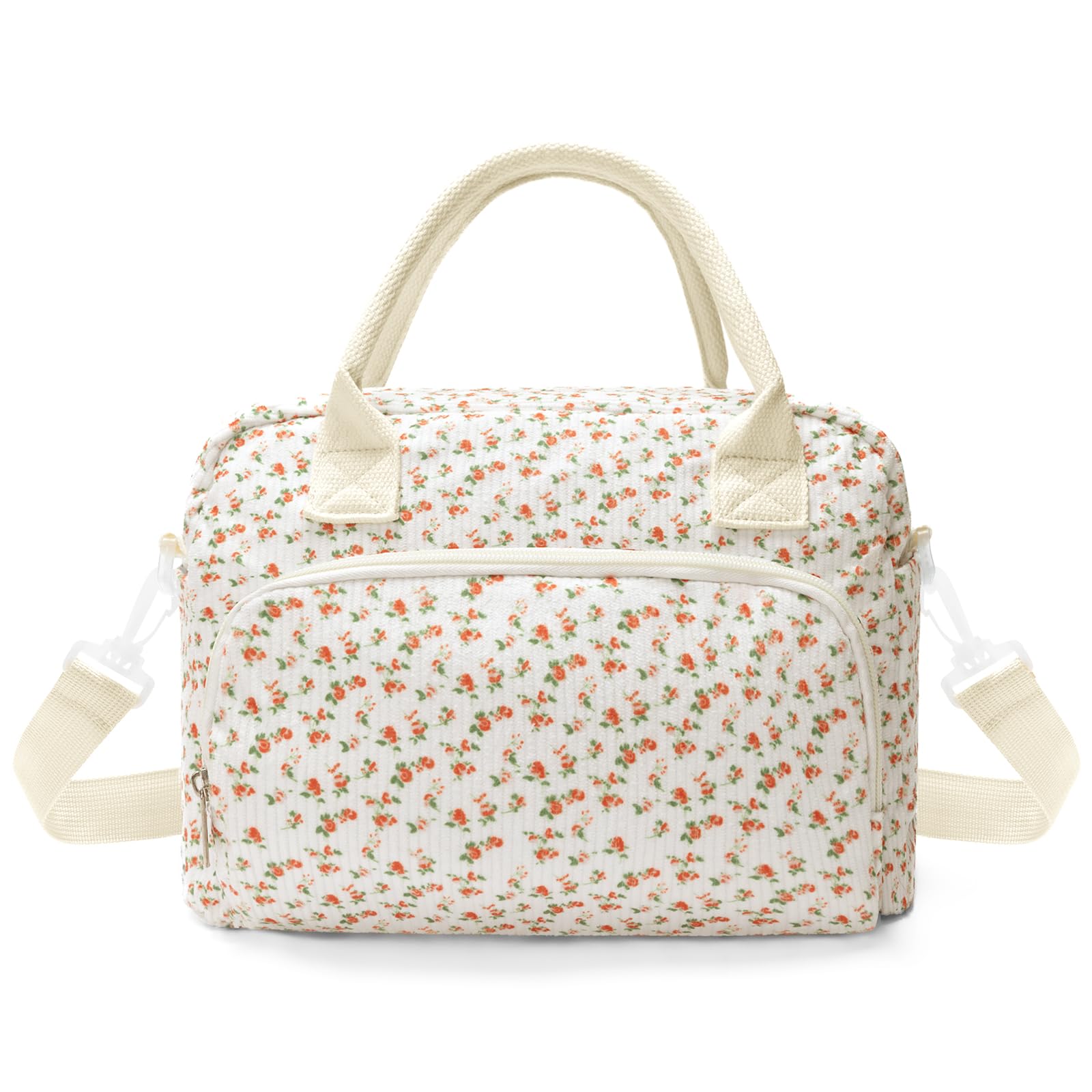 AOTM Lunch Bags for Women, 12L Large Insulated Lunch Box with Adjustable Shoulder Straps, Multi-Pockets Pack Lunch Bag Reusable Picnic Cooler Bag for Girls Adults, Lunch Tote for Work/School/Travel