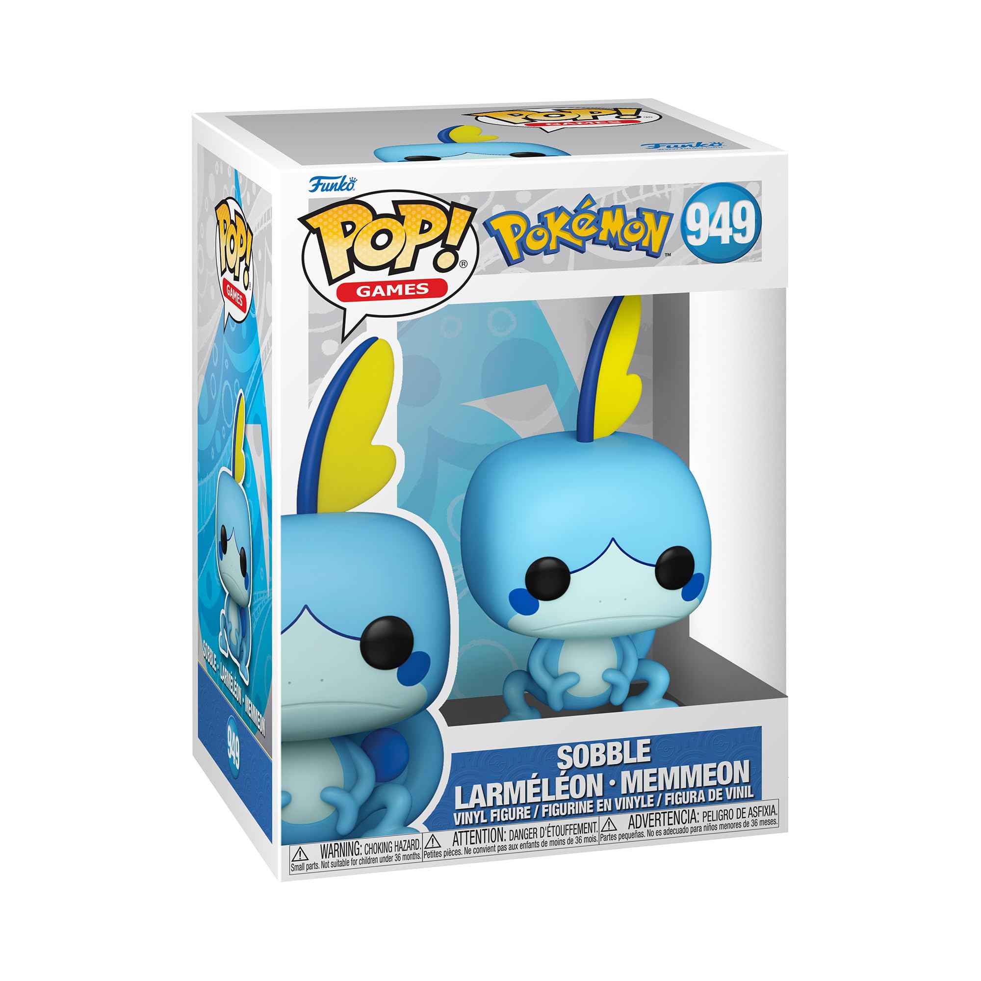 Funko Pop! Games: Pokemon - Sobble - Figura de Vinilo Coleccionable - Idea de Regalo- Mercancia Oficial - Juguetes para Niños y Adultos - Video Games Fans - Muñeco para Coleccionistas y Exposición