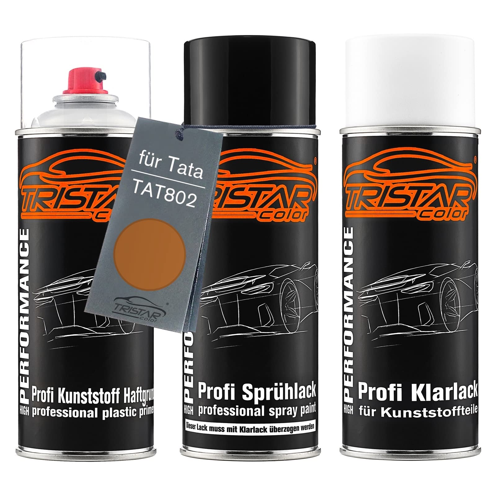 TRISTARcolor Zestaw w sprayu do plastiku do Tata TAT802 Golden Brown