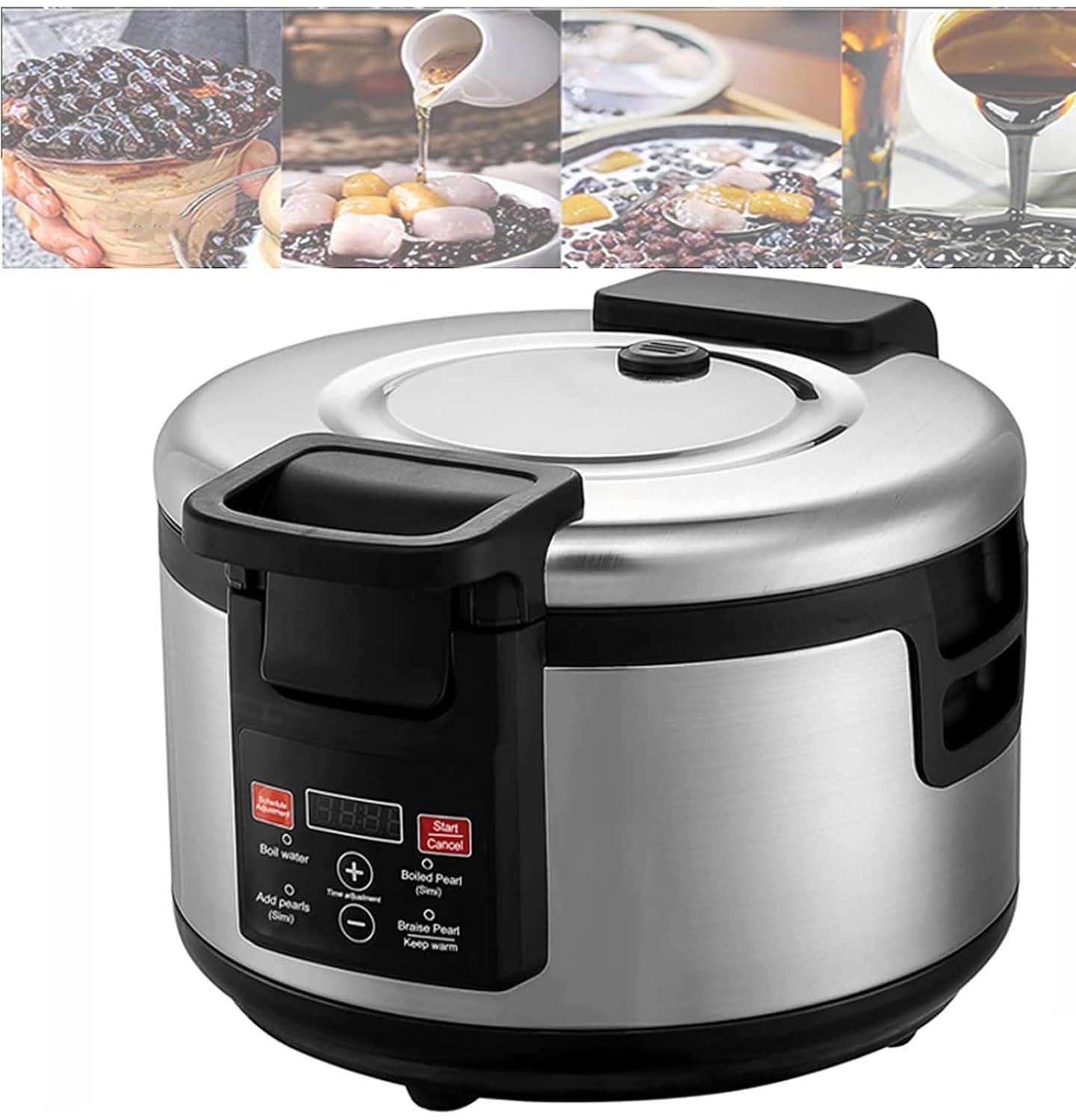 Casserole de manioc automatique Pearl Cooker antiadhésive contre les cuissons manquées