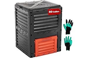 Idzo Outdoor Compost Bin 80Gallon: Get the Gardening Edge