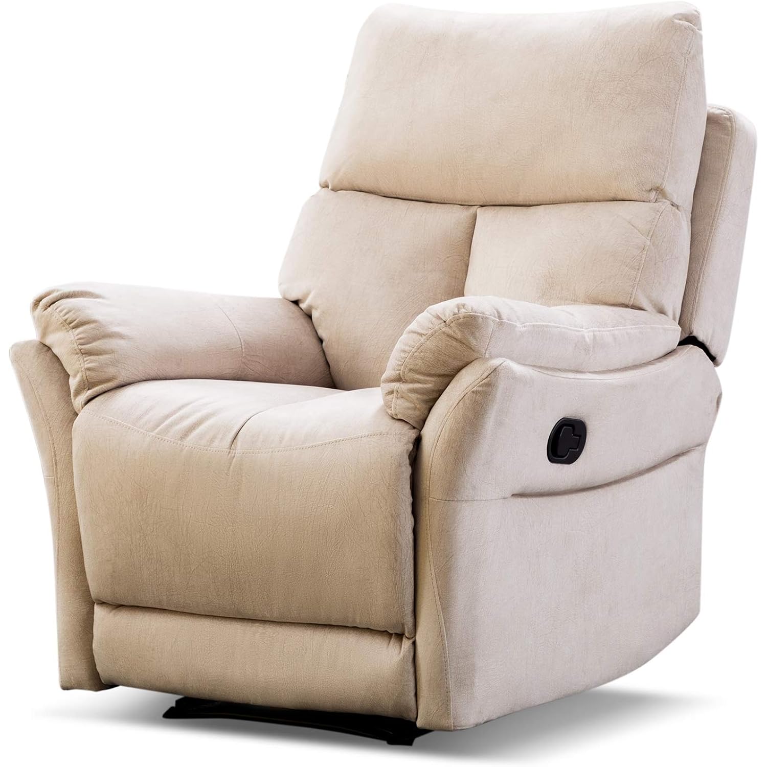 Manual Fabric Recliner Chair, Soft and Comfortable Living