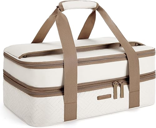 TOURIT Portador de cazuela con doble aislamiento para alimentos calientes o fríos, expansible, térmica, para comidas al aire libre, para comidas al