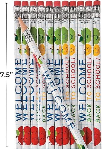 Miniatura 2 de Fun Express Lápices de bienvenida de vuelta a la escuela - 24 piezas - Actividades educativas y de aprendizaje para niños