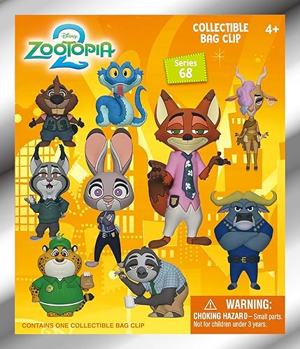Zootopia Series 1 – Clip de sac à collectionner de 12,7 cm – Sac aveugle (une fi