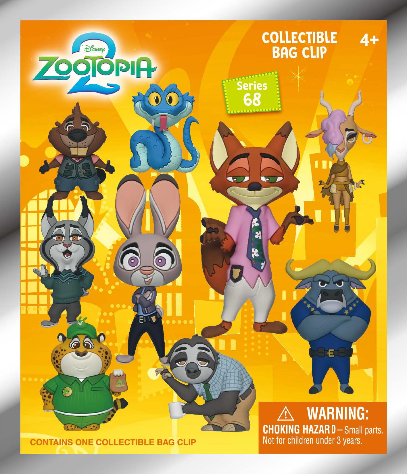 Zootopia Series 1 – 5" Collectible Bag Clip – Blind Bag (ONE Random Figure) – Disney Animated Character Keychain/Backpack Accessory | Official Licensed Merchandise
