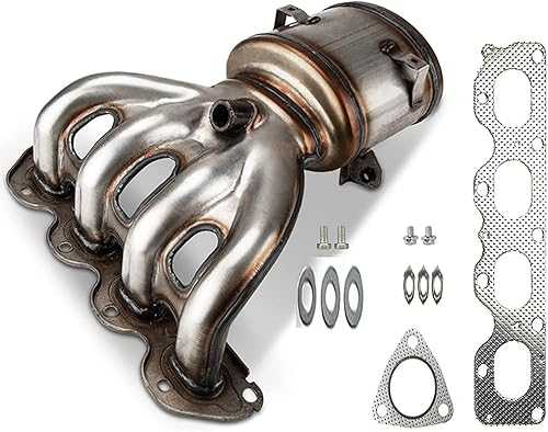 Convertidor catalítico con kit de colector de escape para Aveo 2009-2011, Aveo5 2009-2011, G3 2009-2009 OEM.No # 16657 1Pcs (compatible con EPA)