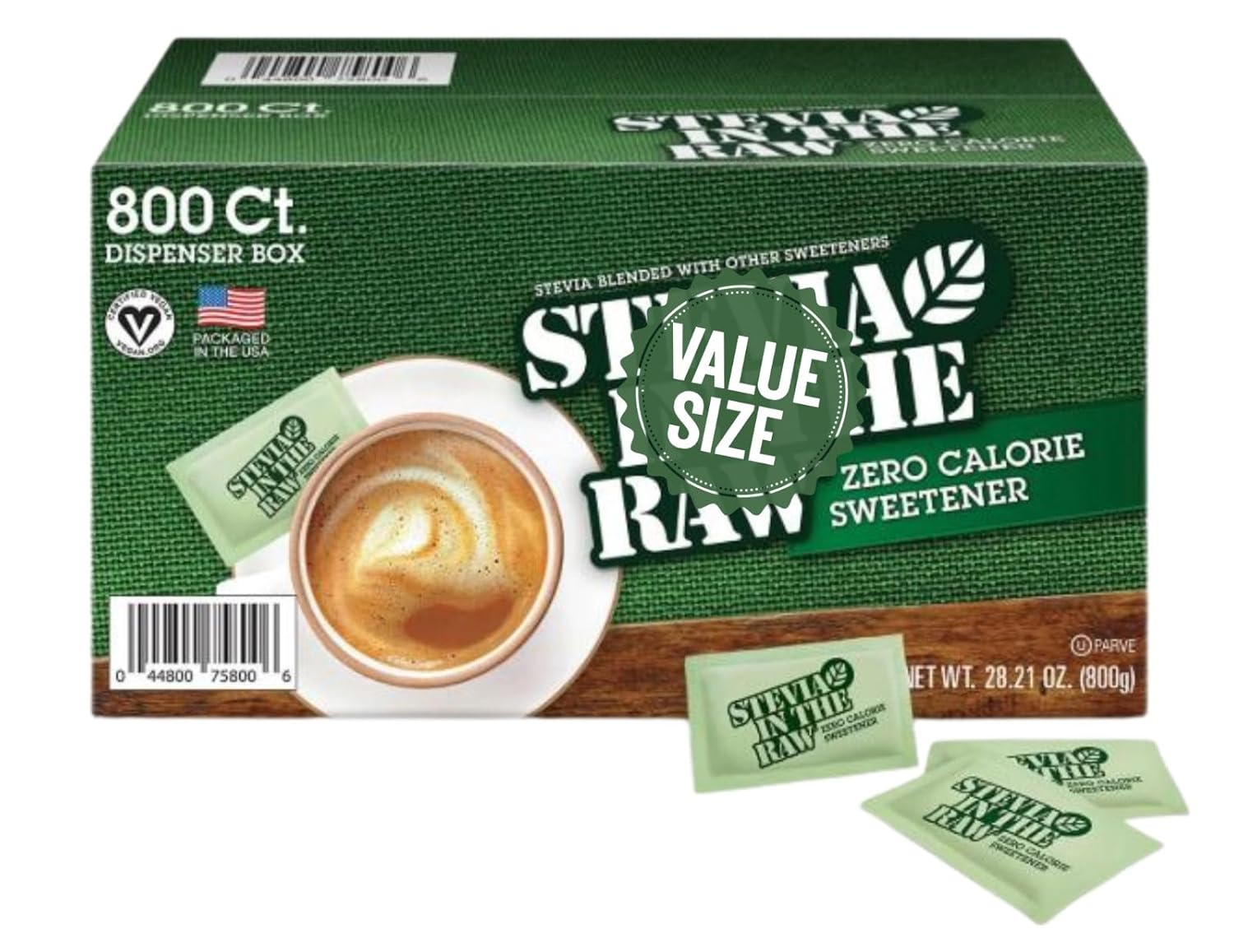 Zero Calorie Sweetener Portion Packets, 800 ct