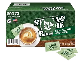 Sweetener Plant-Based, Zero Calorie Packets, 800 ct.