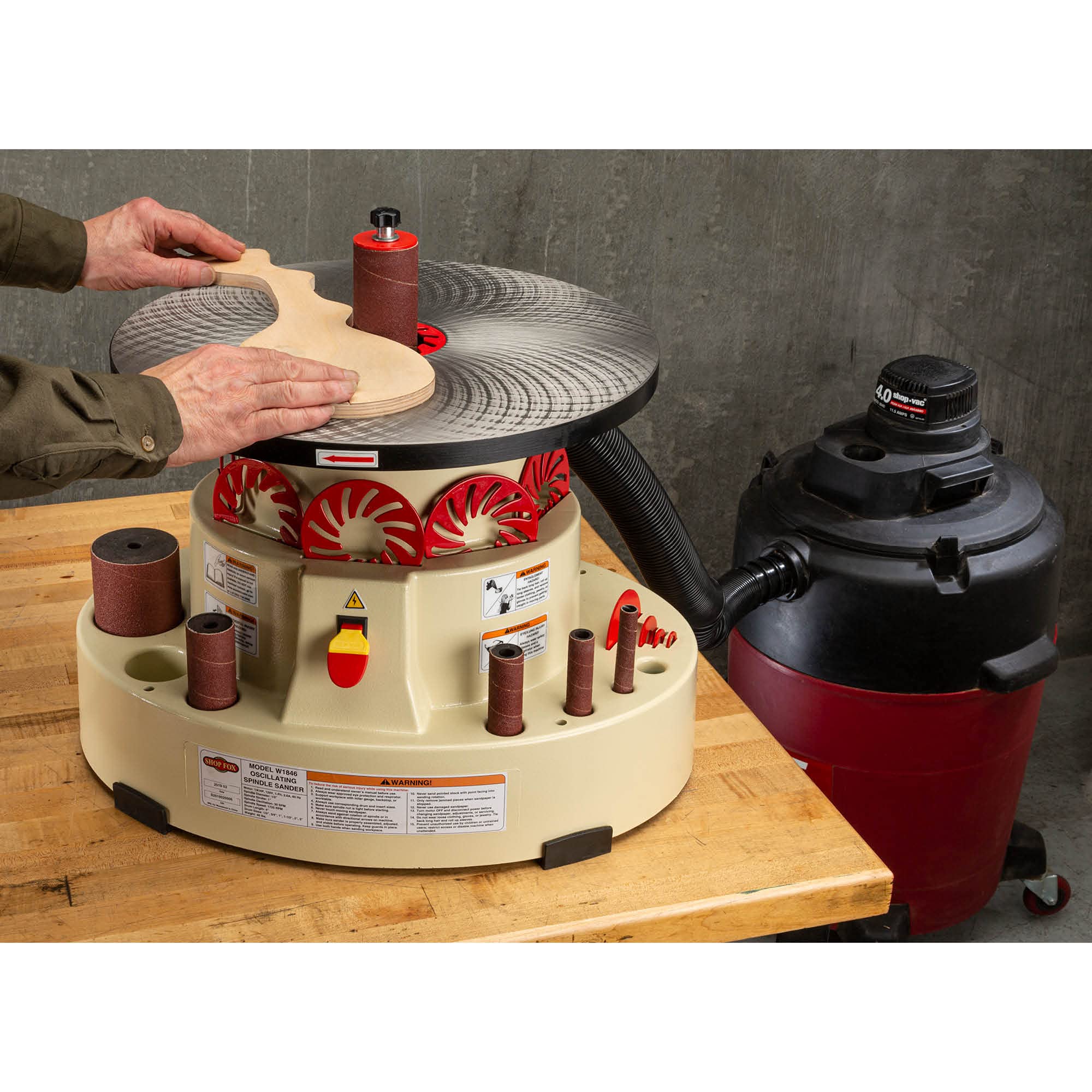 Shop Fox W1846 Benchtop Oscillating 