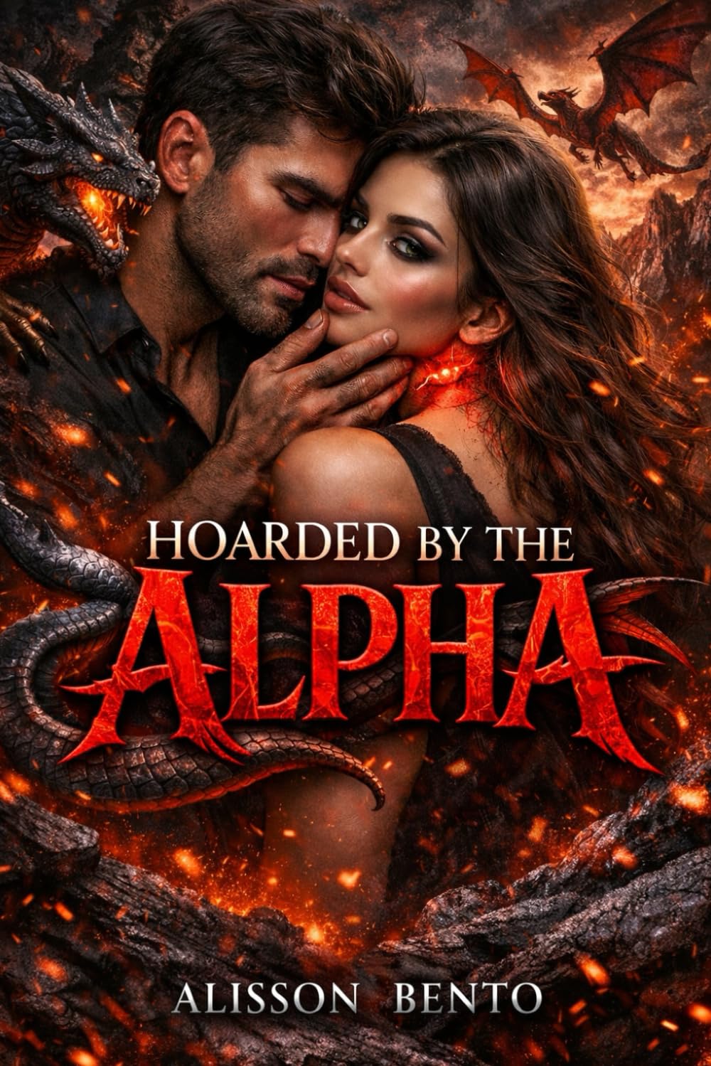 Hoarded by the Alpha: A Spicy Dragon Shapeshifter Romance (The Savage Hearts Series)