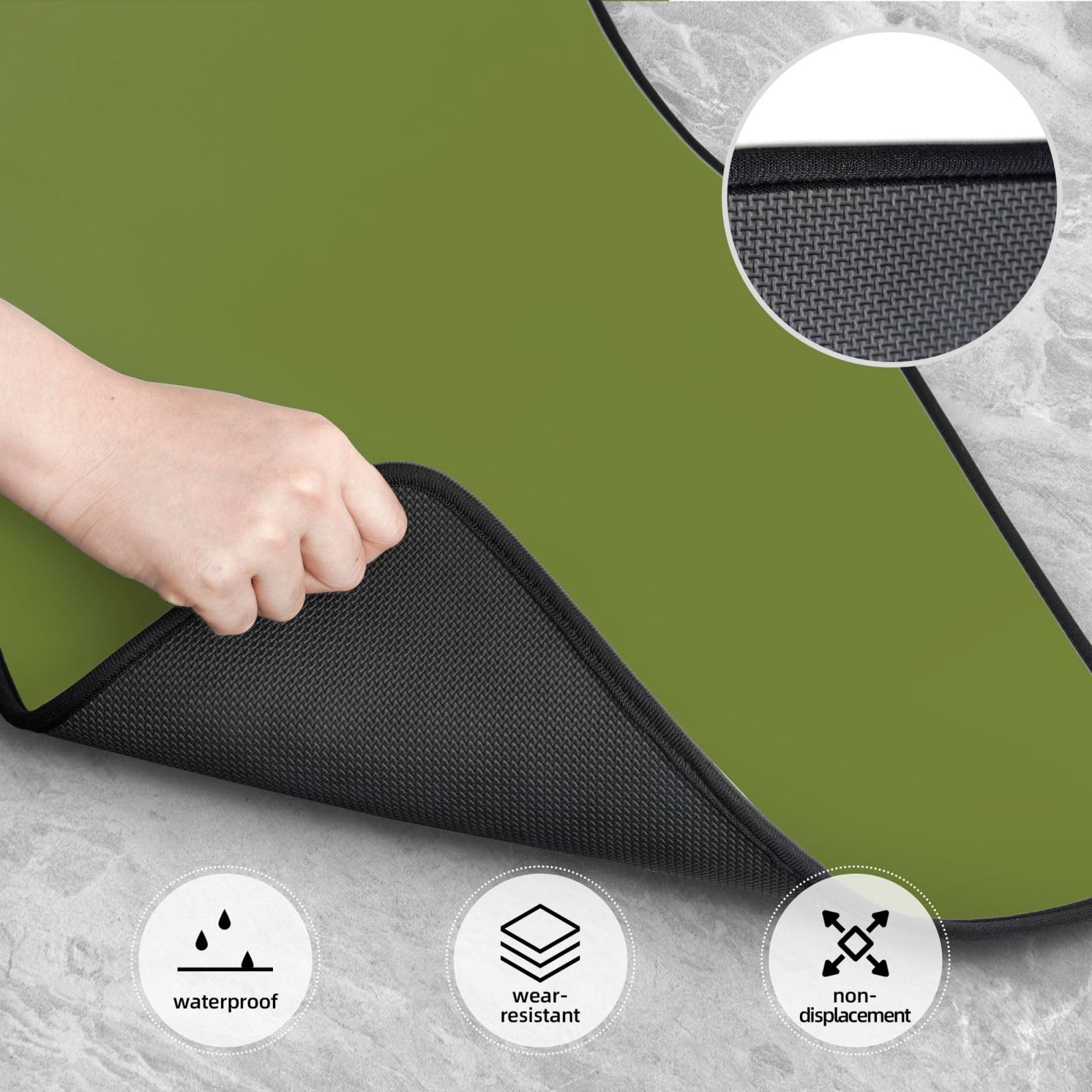 Lot de 4 tapis de sol en néoprène imperméable pour voiture