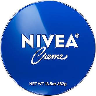 NIVEA Creme Body, Face and Hand Moisturizing Cream for All Skin Types, Rich Body Moisturizer with Provitamin B5, 13.5 Oz Tin