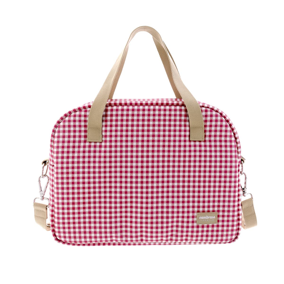 Cambrass Bolso Maternal Prome Vichy - Rojo
