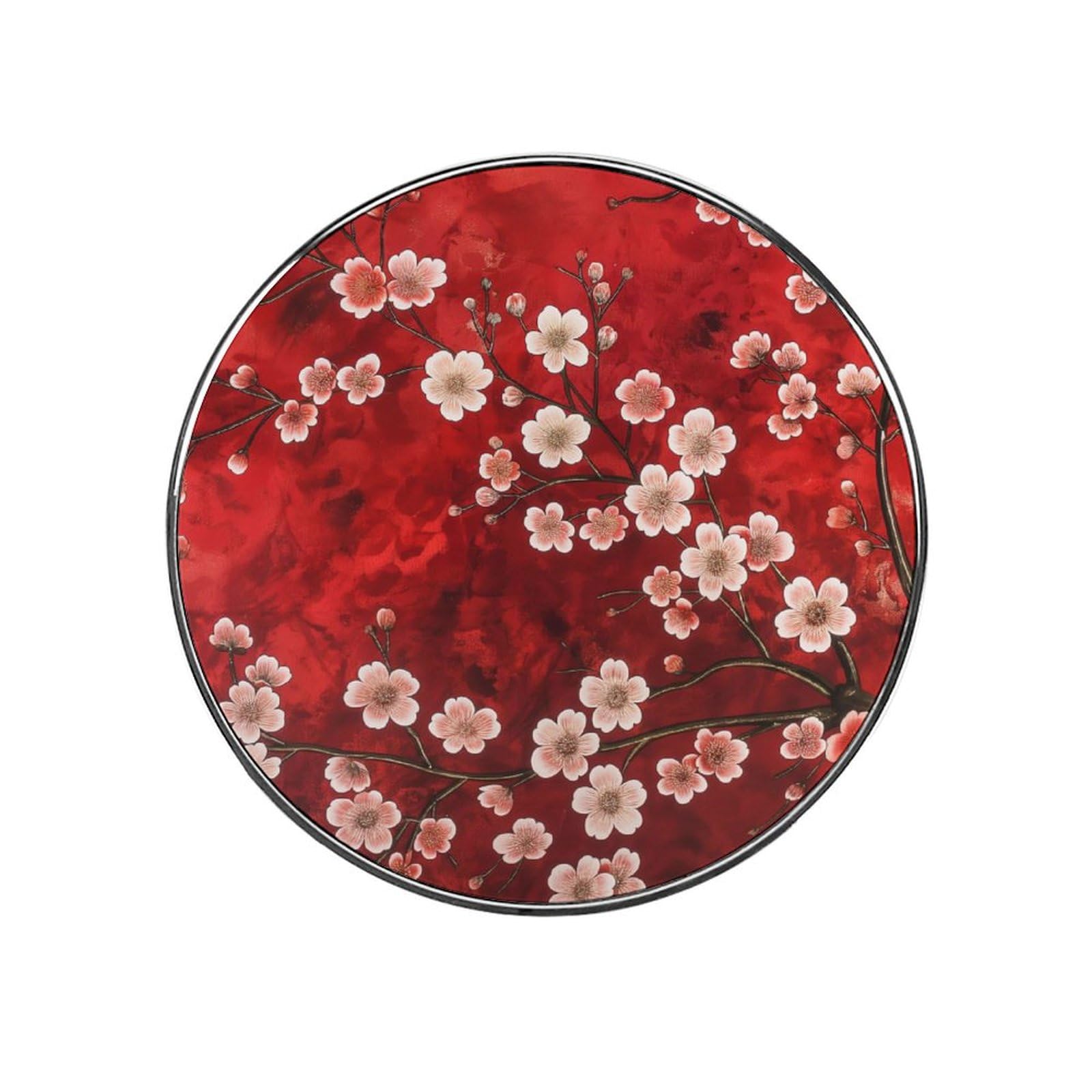 Refrigerator Magnets Red Cherry Blossom Decorative Fridge Magnets Magnetic Magnets For Kitchen Whiteboard Cabinet Home Office
