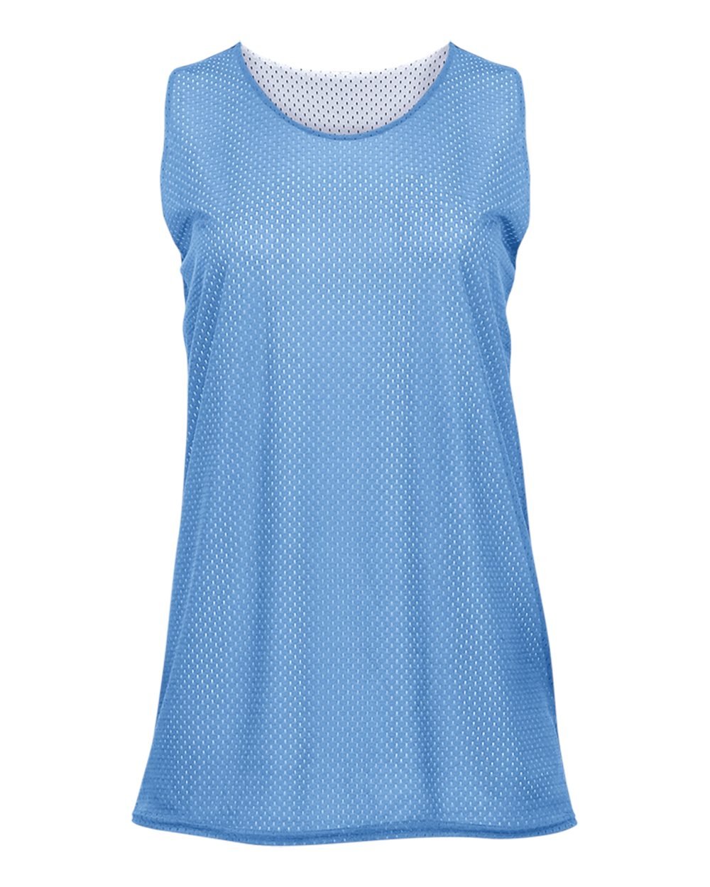Badger Sport Columbia Light Blue/White Ladies XS Reversible Mesh Tank Top Jersey Uniform