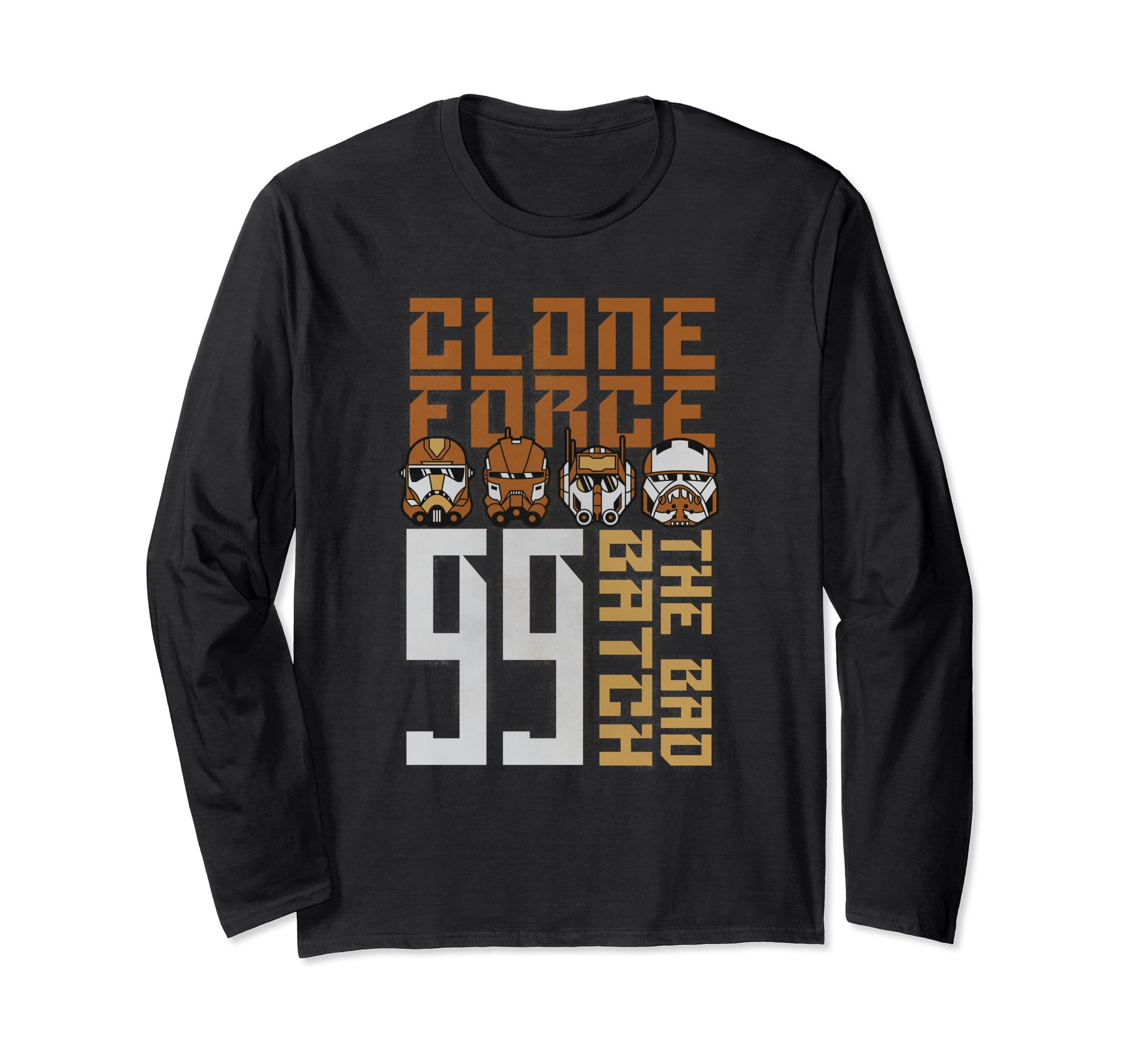 T-shirt Star Wars Bad Batch à manches longues avec logo Clone Force 99 - 2