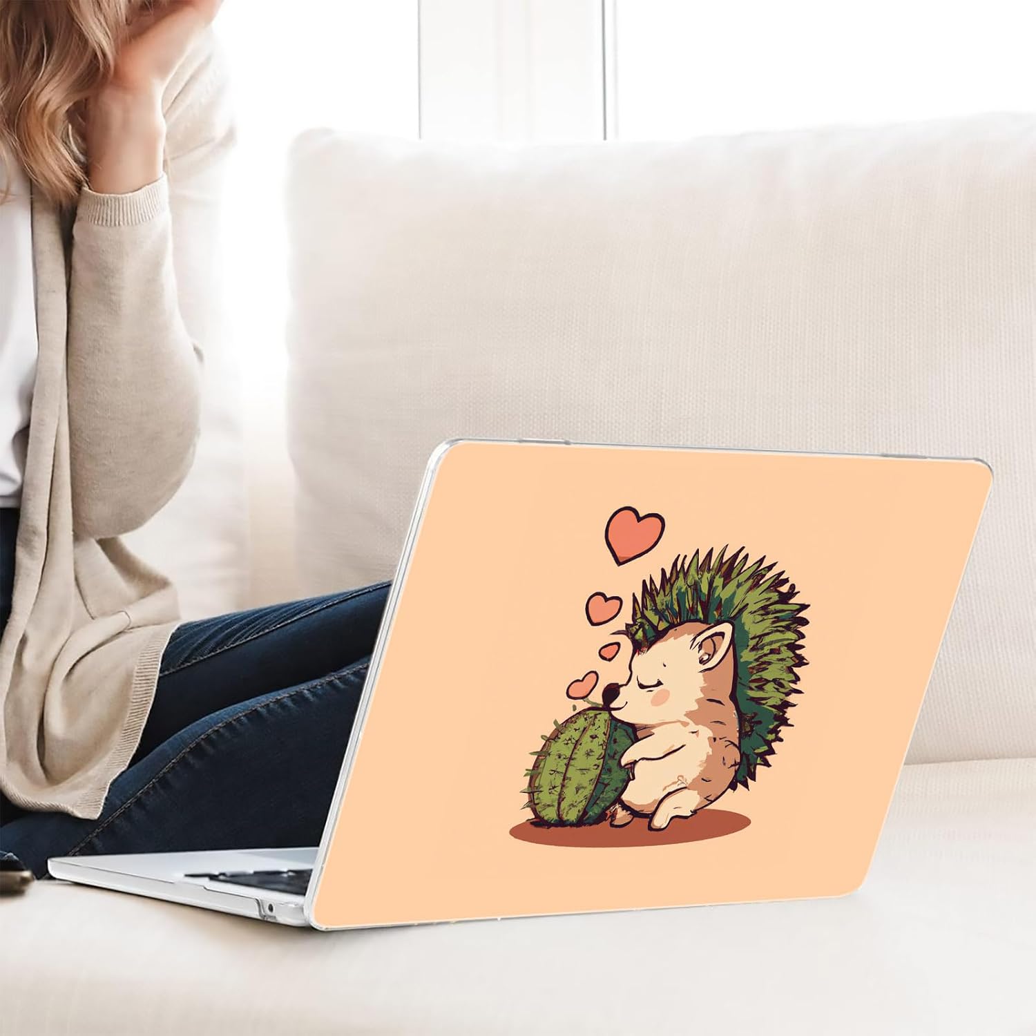 Compatible with MacBook Neo 13-inch, Hard Shell Case with Keyboard Cover and Screen Protector (A3404 A18 Pro chip, 2026 Release) - Hedgehogs MC22844