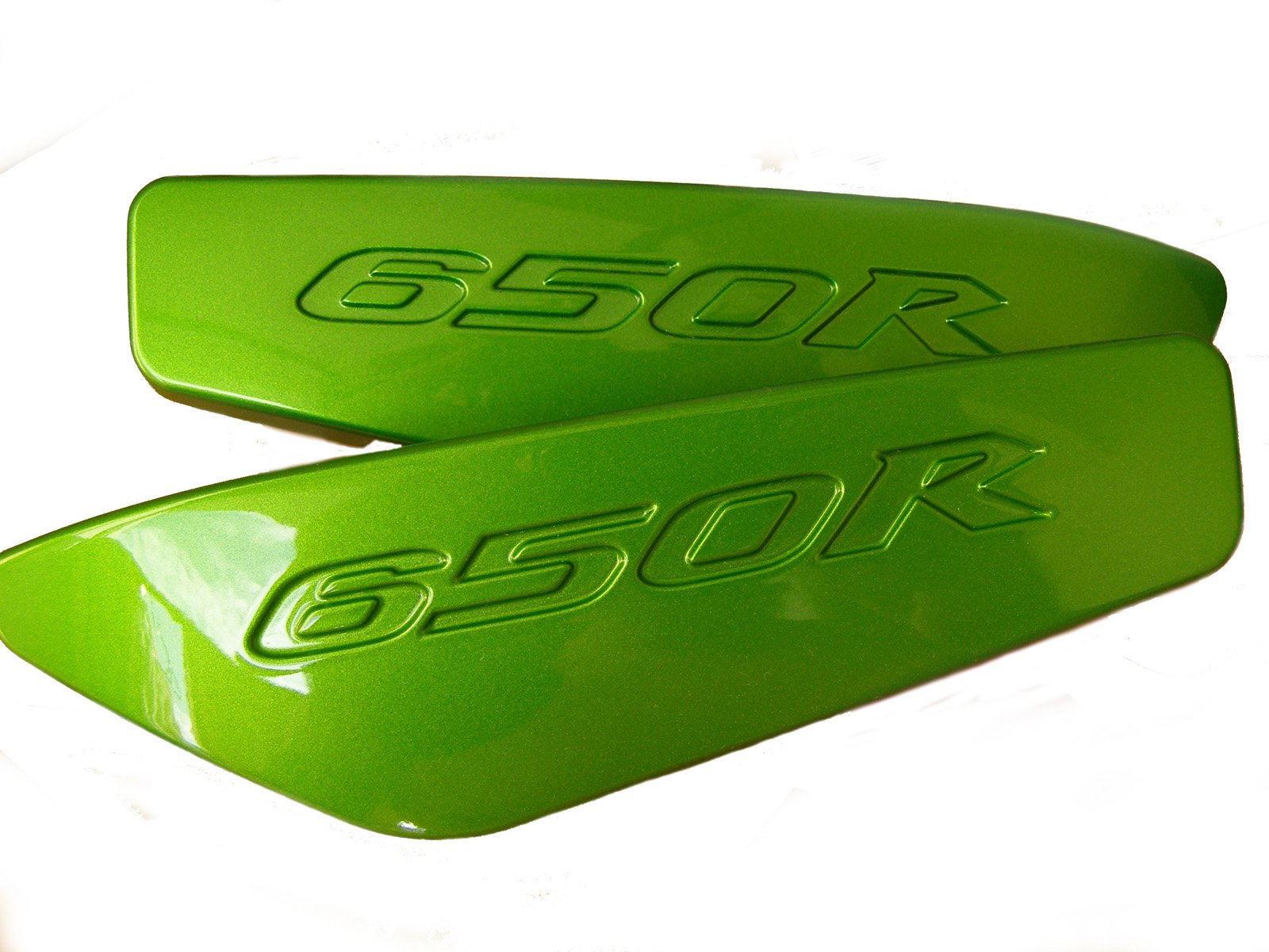 2008-2011 Kawasaki Ninja 650 Grab Rail Tail Cover Caps X 2 OEM