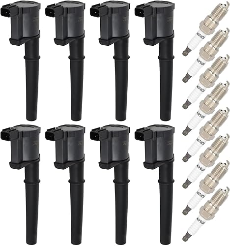 Miniatura 8 de ECCPP UF191 8 bobinas de encendido con 8 bujías de iridio para ford para Lincoln para Mustang para Continental Aviator Navigator 4.6L V8 DG512