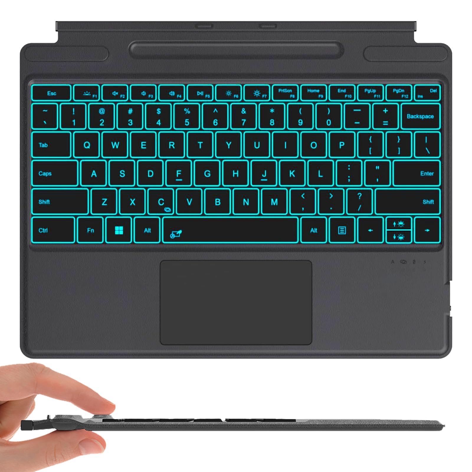 Amazon.com: Surface Pro 8/9/X/10/11 Keyboard Bluetooth 7 Color