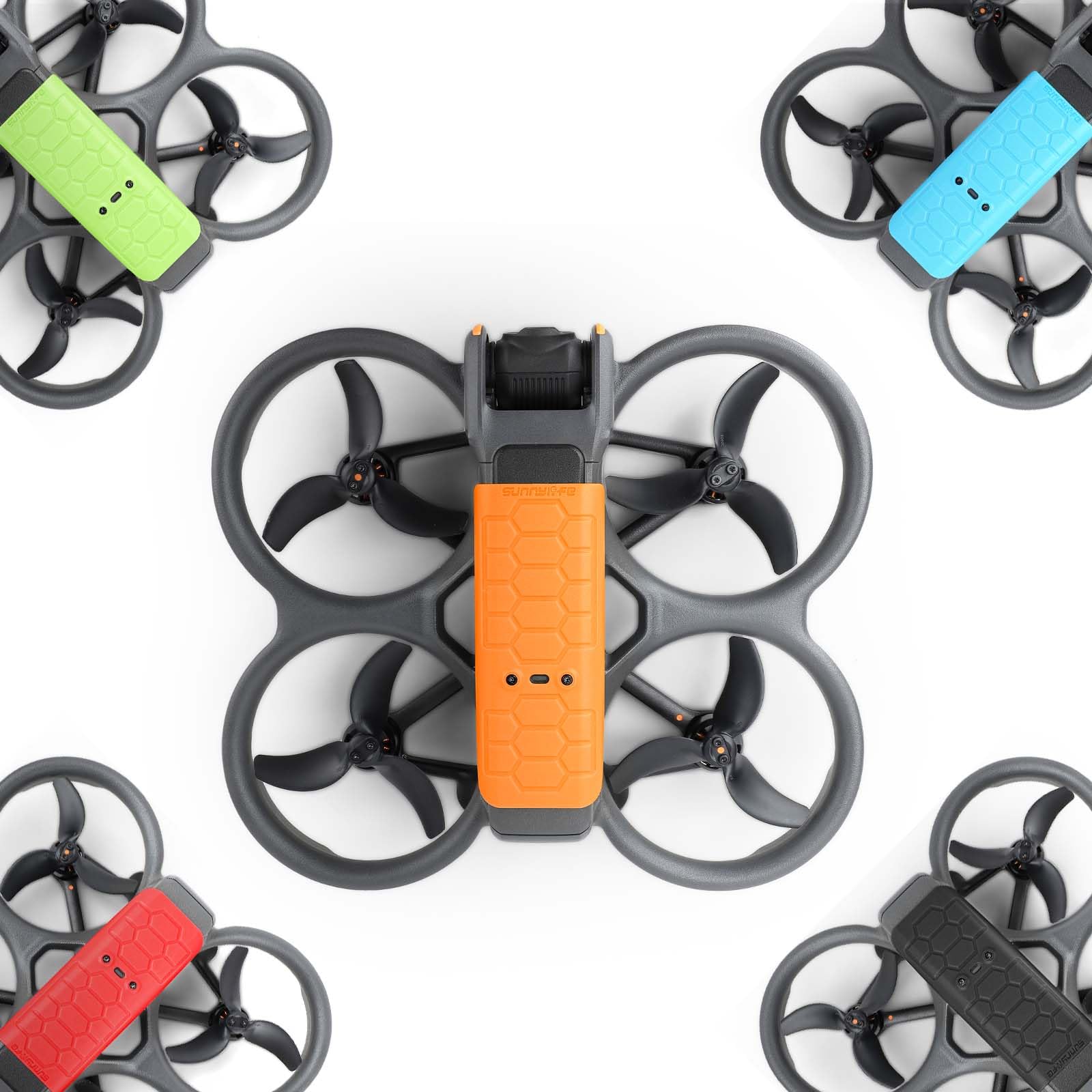 Drone Body Back Protective Plate for DJI Avata 2,Back Protection Plate Bumper Anti-collision Anti-scratch Protection Cover for Avata 2 (Green) - Image 3