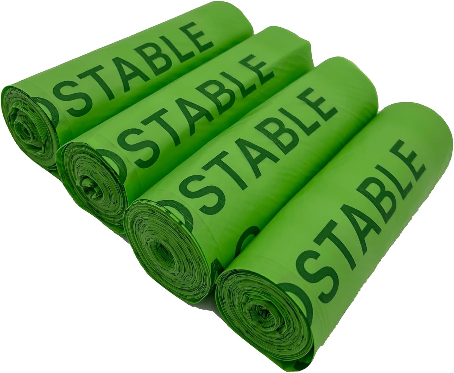 VERDE WINSIGHT Compostable 13 Gallon Trash Bags - Heavy Duty Extra Thick and Tall Kitchen Food Scrap Waste Bags - 140 Bags, Eco Friendly Biodegradable Trash Liners