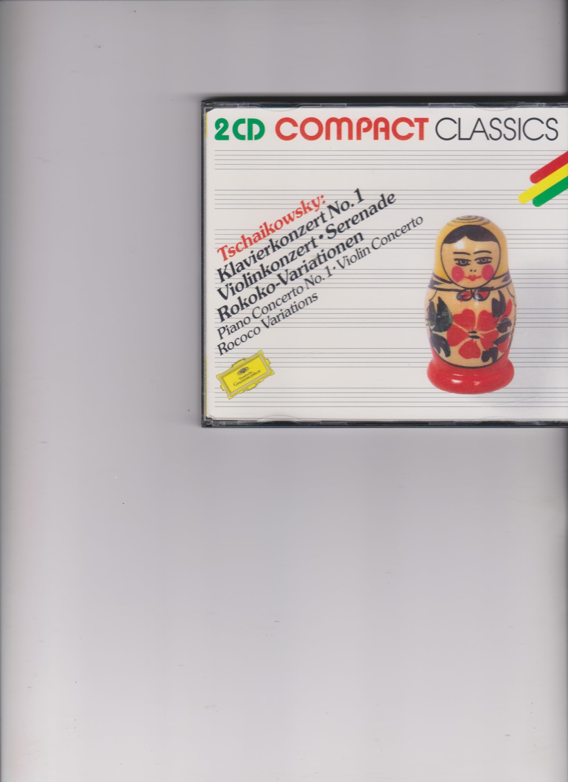 Tchaïkovski: Piano Concerto No.1; Violin Concerto [Audio CD]