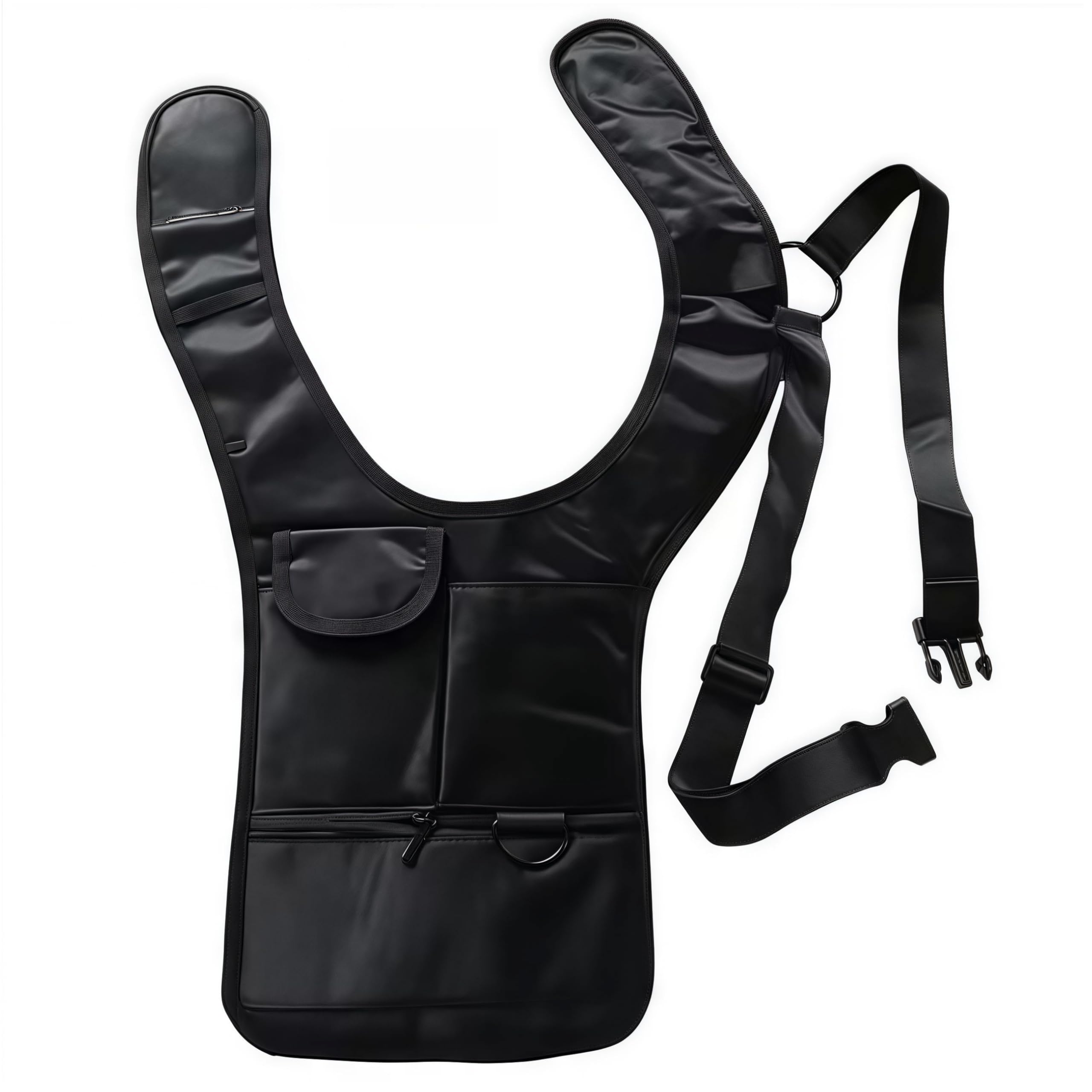 Gexgune Men Underarm Shoulder Armpit Bag Right Left Hand Tactical Accessory Pouch Burglarproof Security Holster Strap Messenger Bags （Right Handed）
