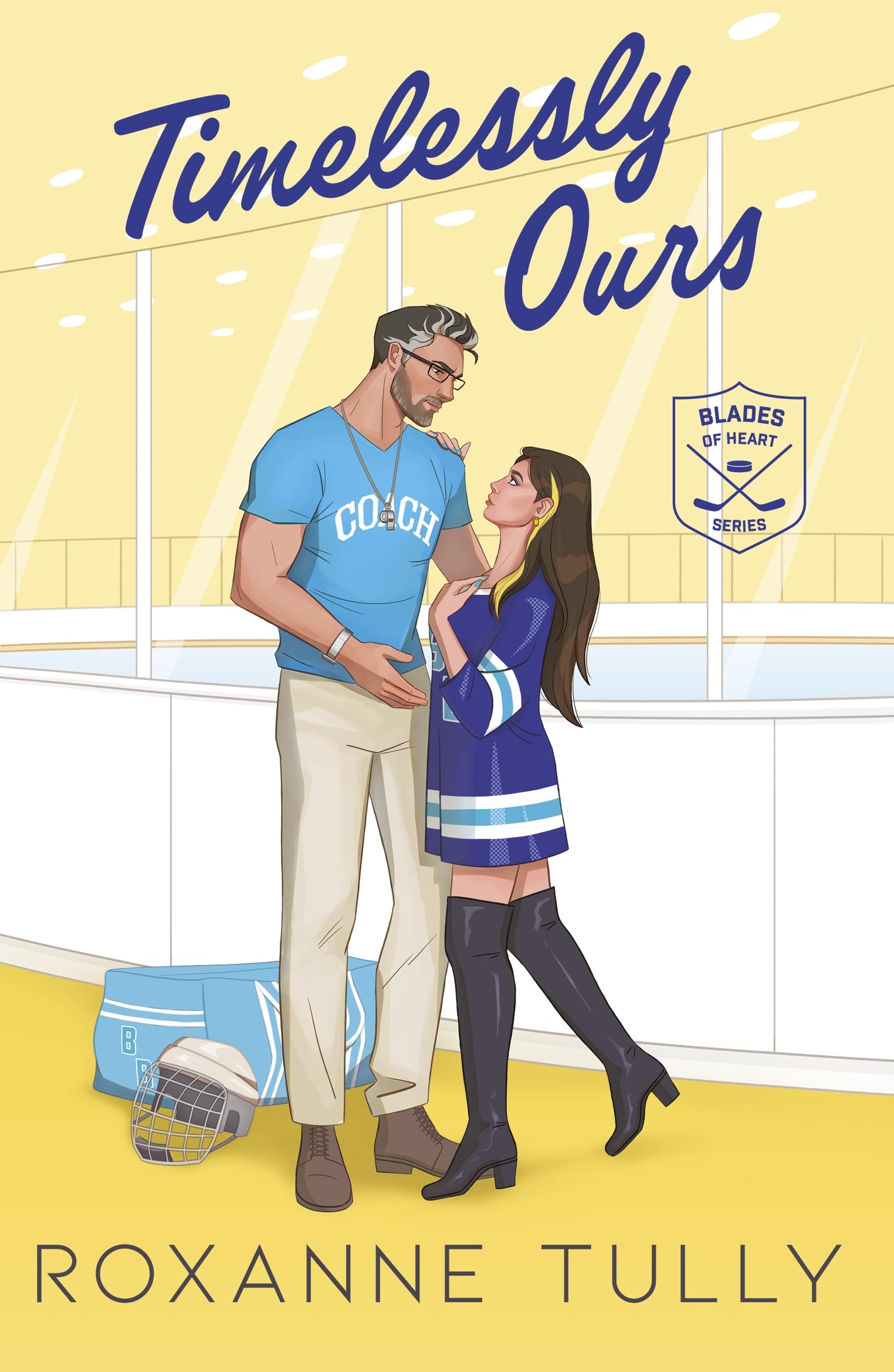 Timelessly Ours: An unputdownable single dad, age gap sports romance (The Blades of Heart Series)