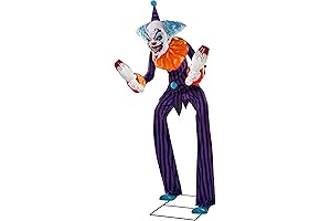 Spirit Halloween 7.9 Ft Stilts Animatronic : A Spine-Tingling Spectacle for Halloween Enthusiasts