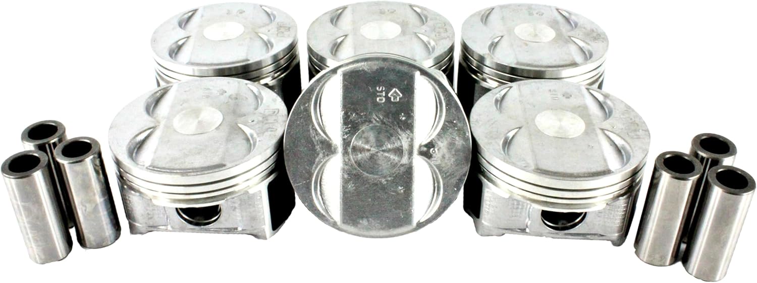 DNJ P264 Piston Set Standard for 2005-2008 Acura RL TL 3.5L V6 24V SOHC 3471cc