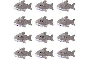 Chalyna 12 Pack Shark Confetti Carnival Prizes for Kids, Shark Party Supplies for Birthday Decorations