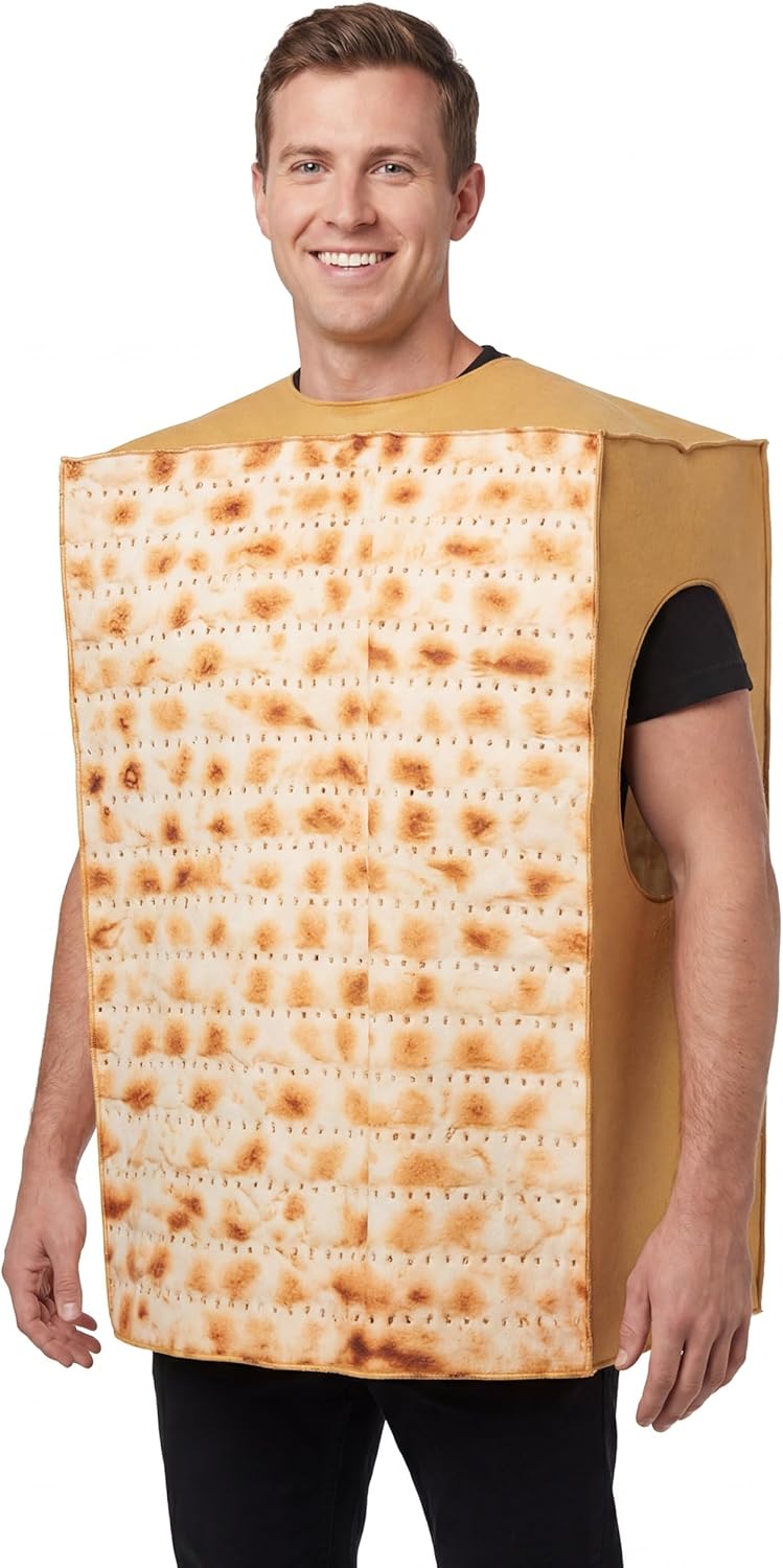 Passover Costumes Passover Enzyme Biscuit Clothing Funny Food Themed Costume for Party Women Men Fast Food Suit